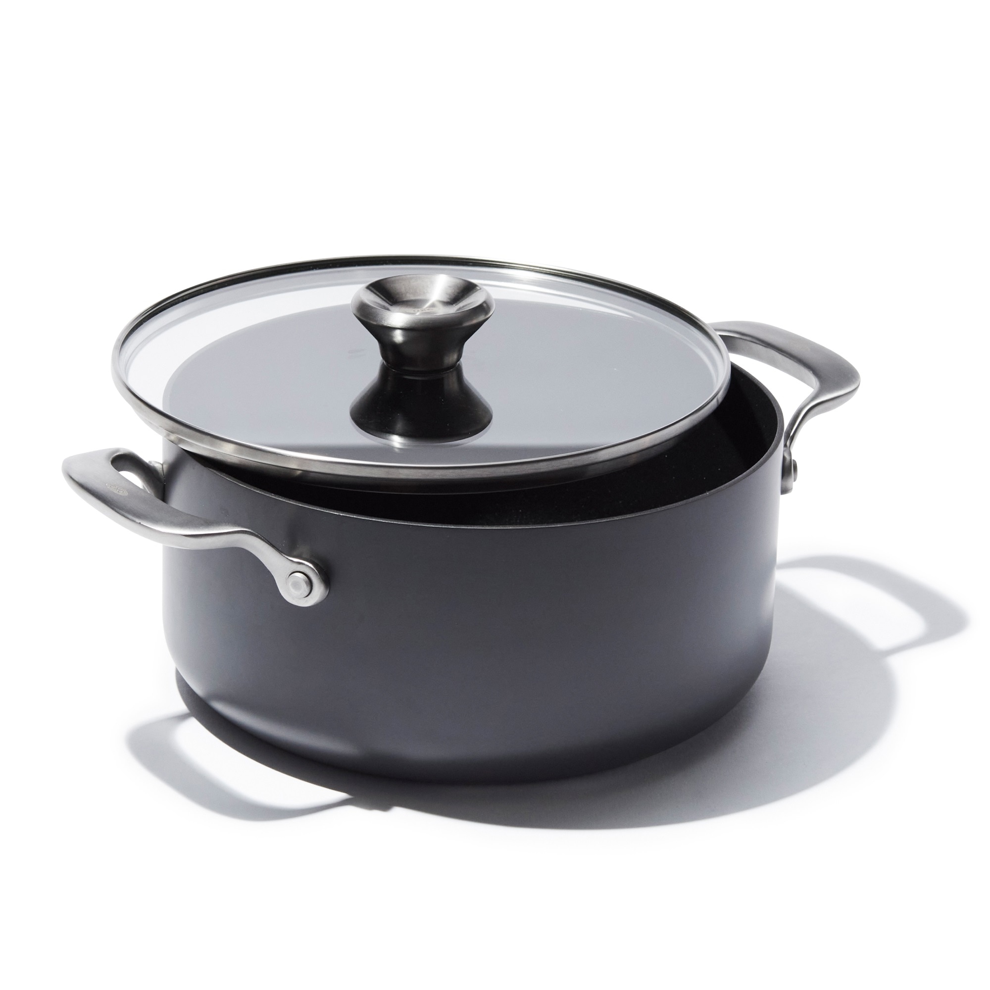 OXO Good Grips Kochtopf "Ceramic Professional Antihaft-Topf 24 cm mit Deckel" 1 tlg. Edelstahl Keramik