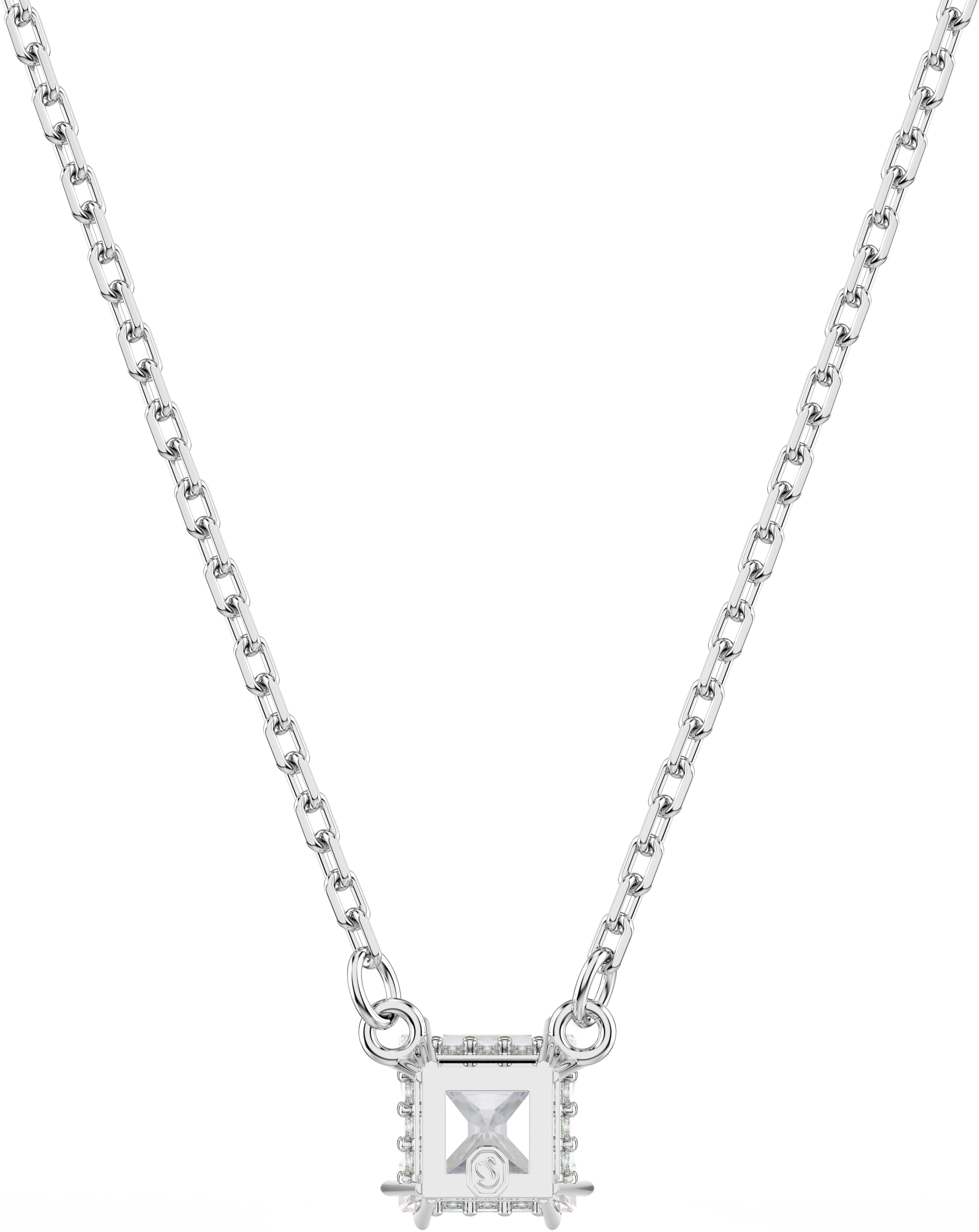 Swarovski Kette mit Anhänger »Stilla Square Attract, 5701903, 5701904«, mit Swarovski® Zirkonia (synth.)
