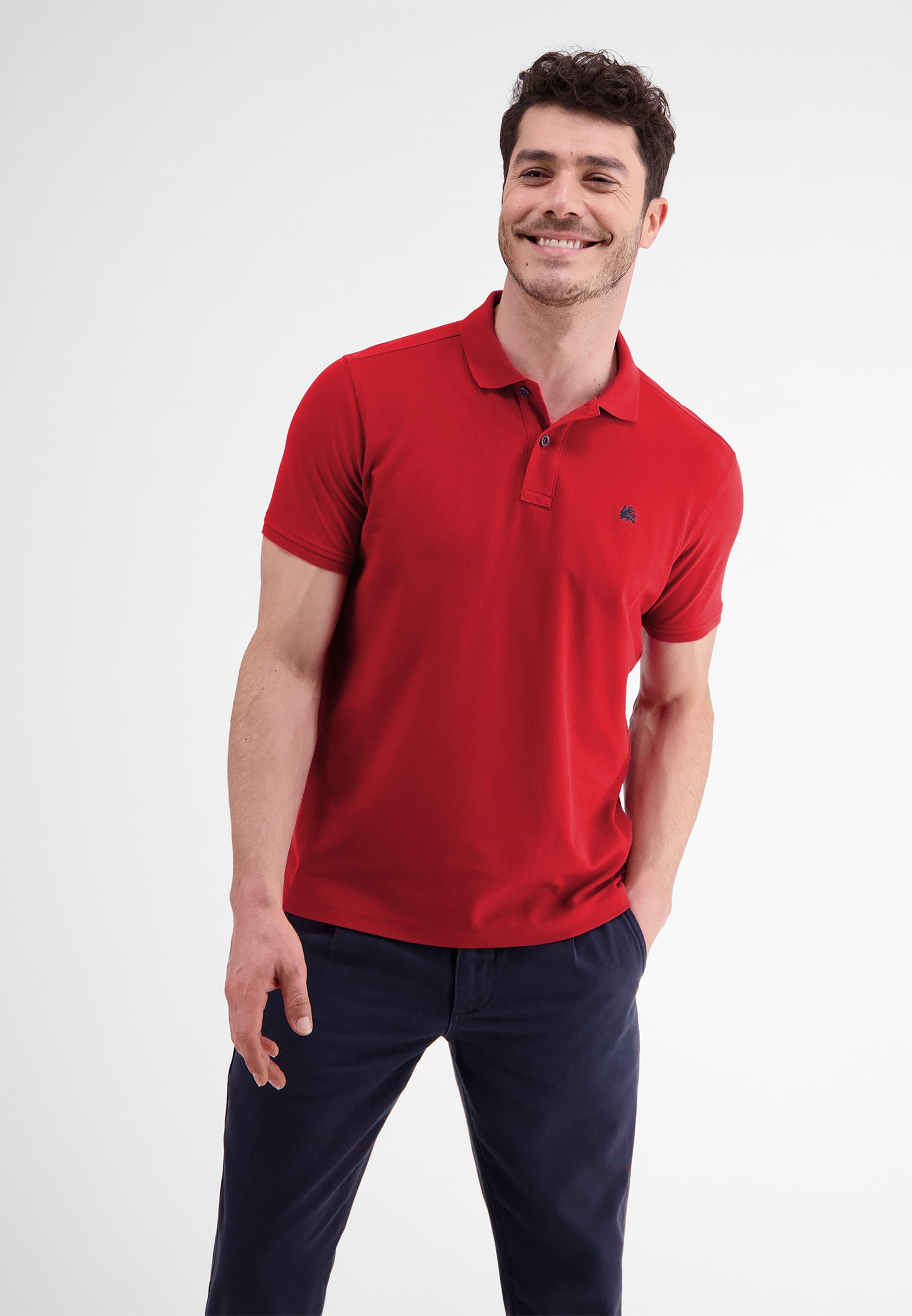 LERROS Poloshirt "LERROS Klassischer Polostyle in *Cool & Dry* Piquéqualität"