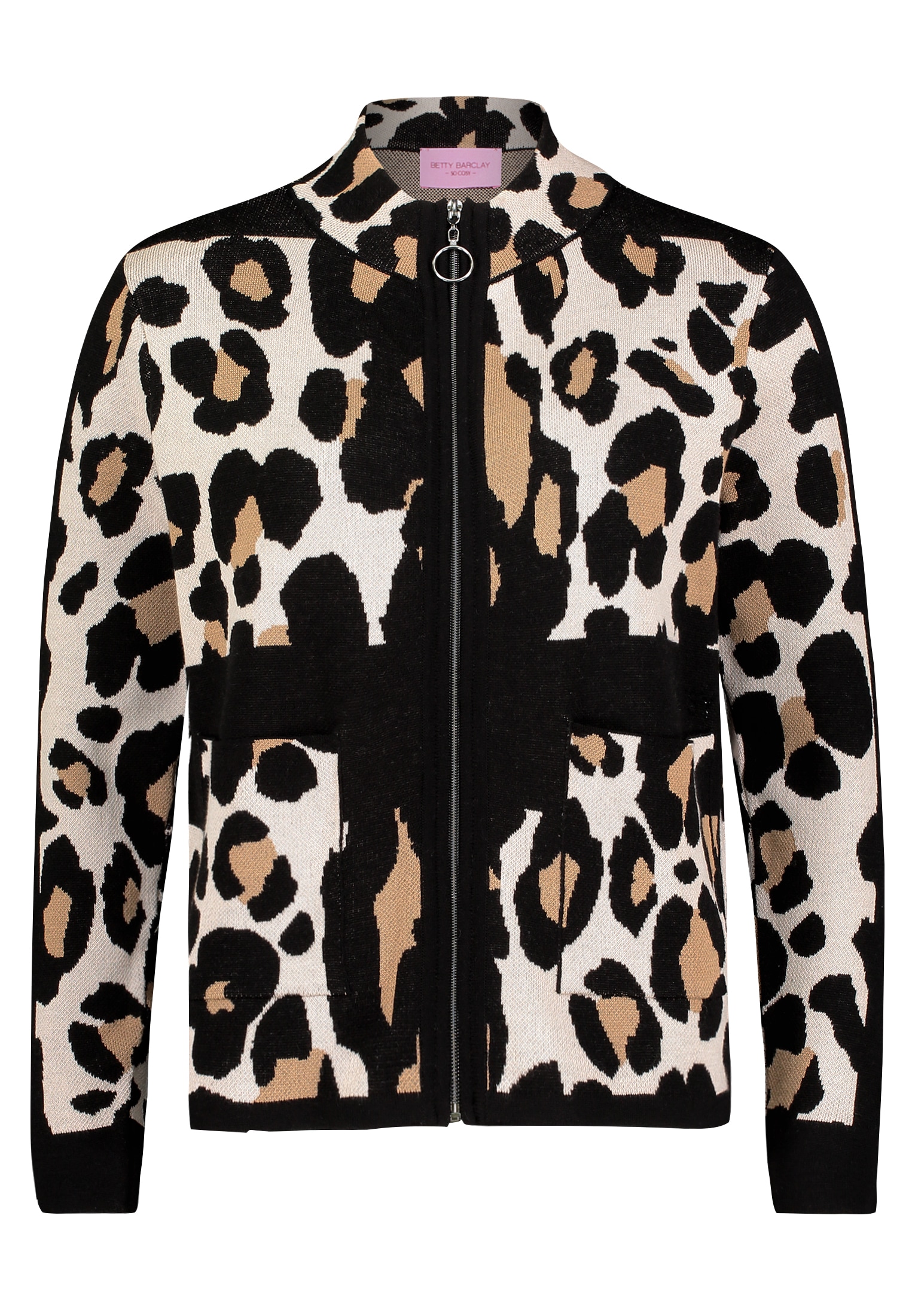 Betty Barclay Strickjacke »Betty Barclay Feinstrickjacke mit Jacquard«, Jacquard