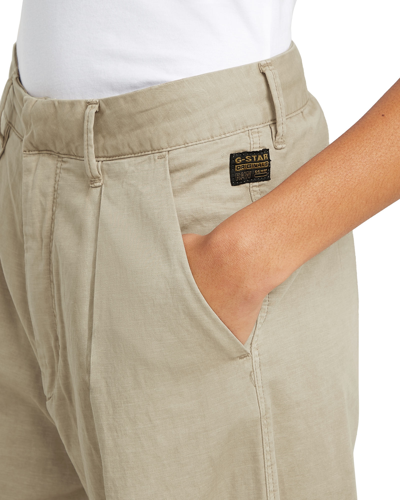 G-STAR Chinohose »Hose Fluid mit weitem Bein«