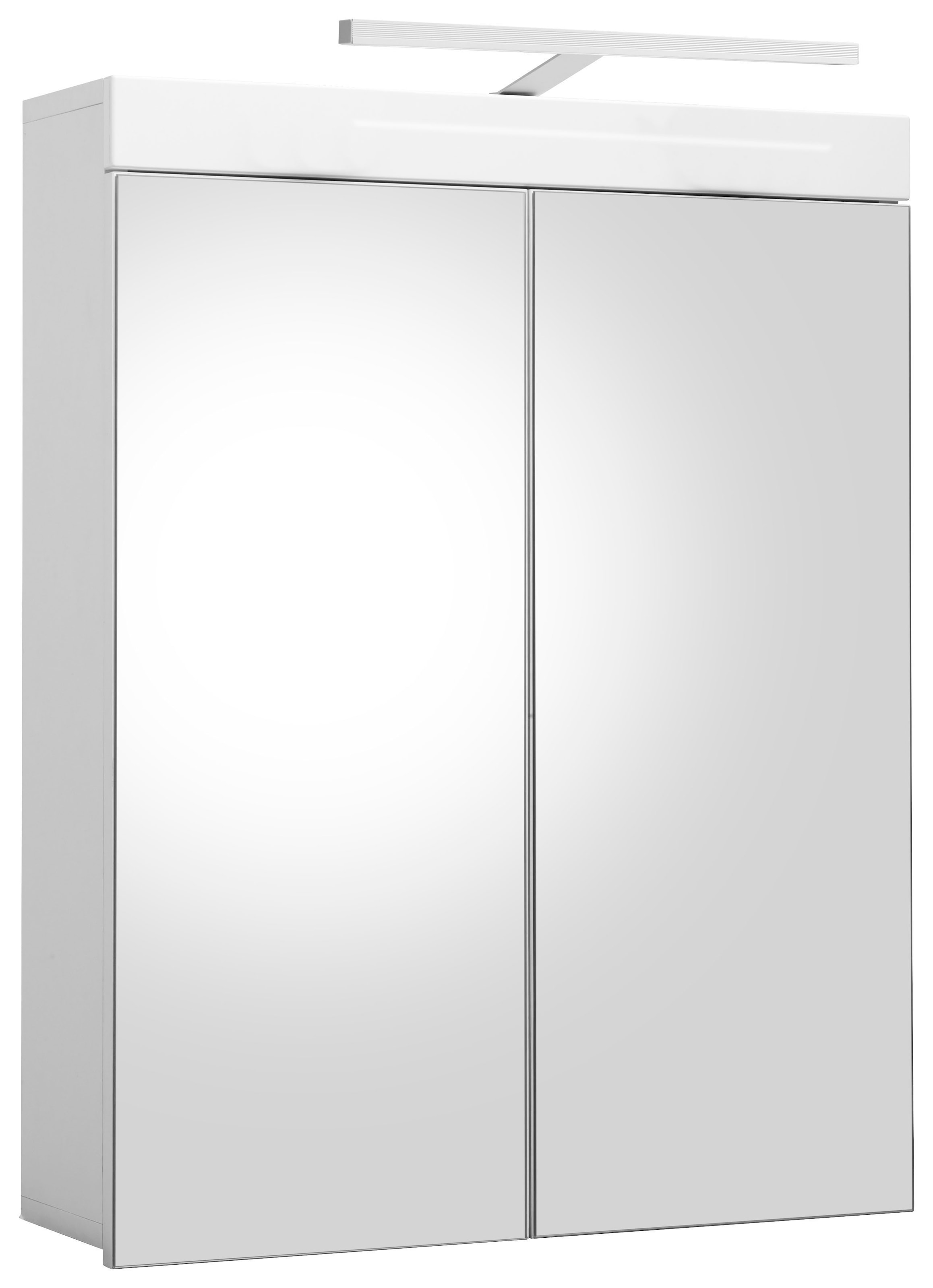 welltime Spiegelschrank "Avena" Spiegelschrank wahlweise mit Beleuchtung - (B/T/H) 60/17/77 cm