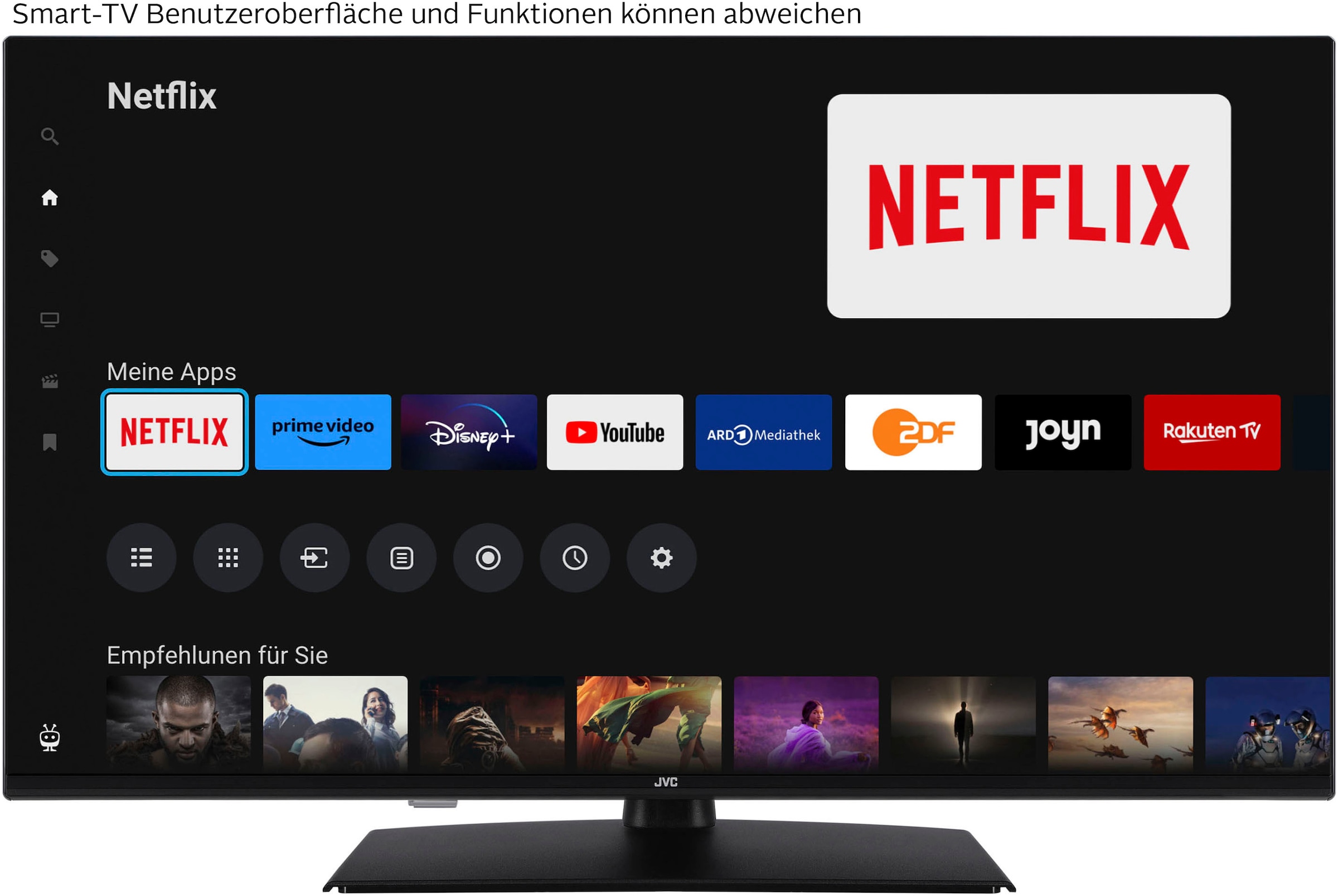 JVC LED-Fernseher, 102 cm/40 Zoll, Full HD, Smart-TV