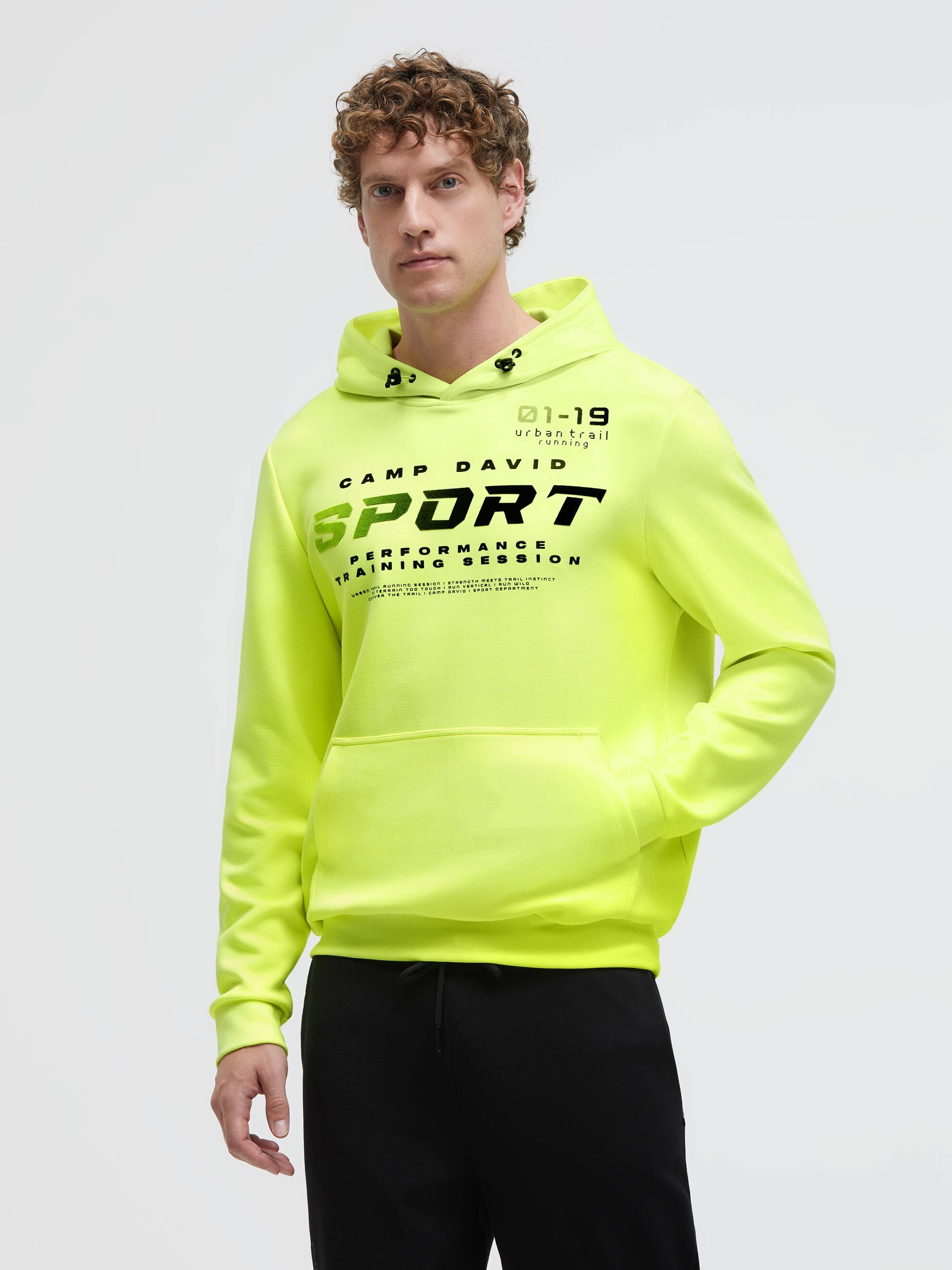 CAMP DAVID Kapuzensweatshirt, mit verstellbarem Gummizug an der Kapuze