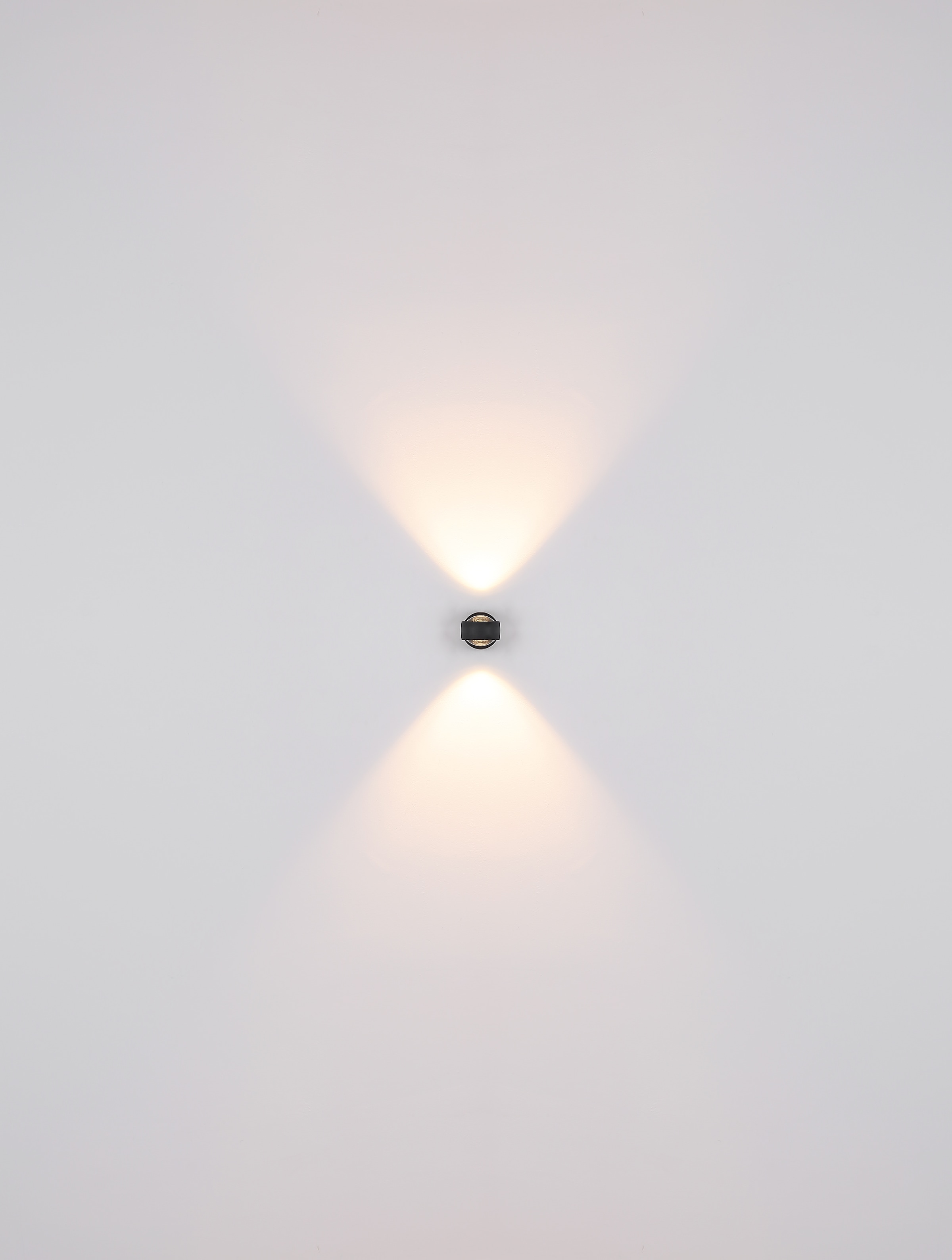 GLOBO LIGHTING LED Wandleuchte »RANDI«, Leuchtmittel LED-Modul | LED fest integriert, Wandlampe/Lichtschein: auf- und abwärts/schwarz/Glas