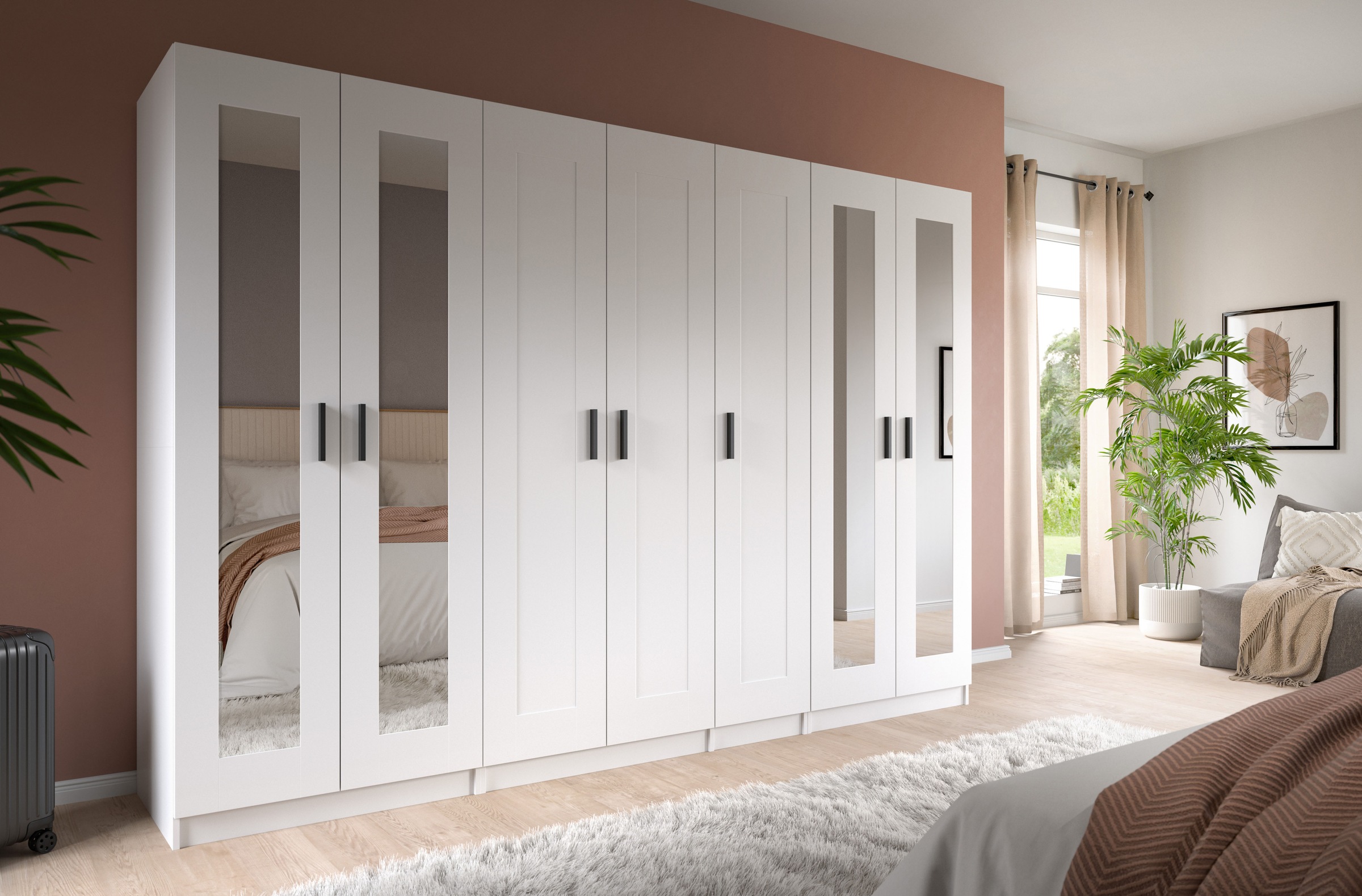 Home affaire Kleiderschrank "Farmsen, TOPSELLER, Schlafzimmerschrank, Garde günstig online kaufen