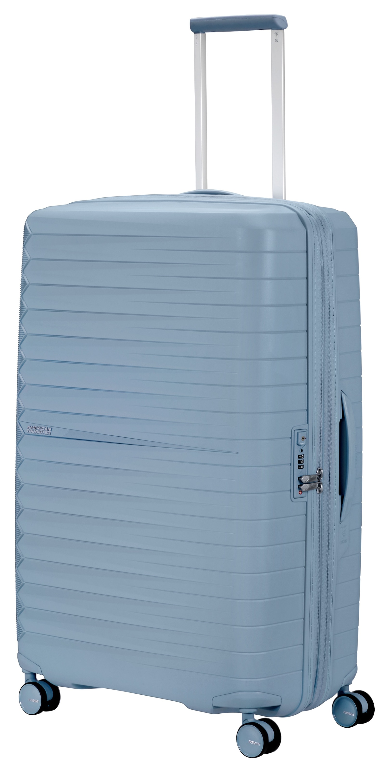 American Tourister® Hartschalen-Trolley »FASTFORWARD, verschiedene Größen und Farben«, 4 Rollen, Hartschalen-Koffer personalisierbar TSA-Schloss Volumenerweiterung