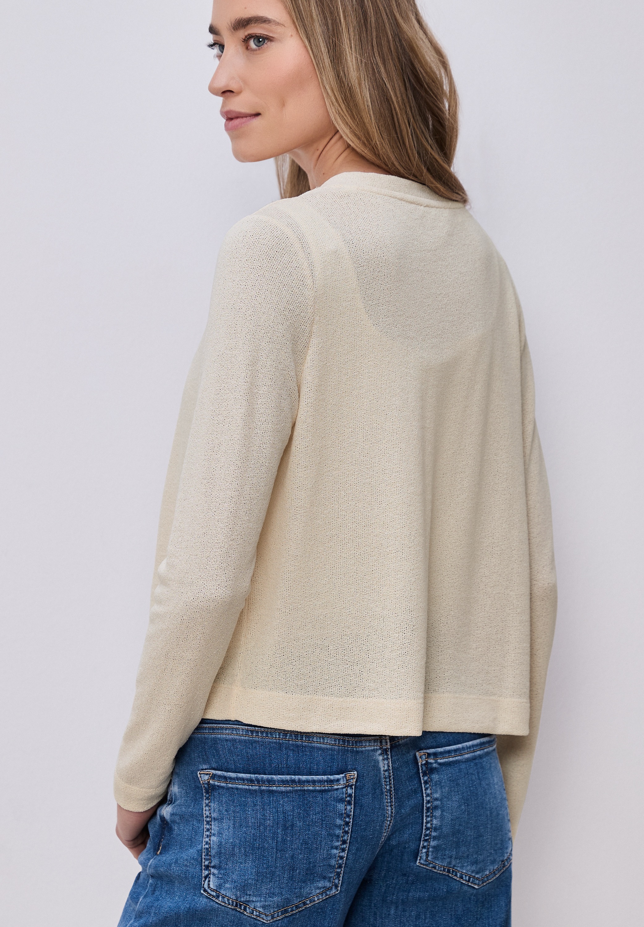 STREET ONE Strickjacke "Style Nette" in offener Passform günstig online kaufen