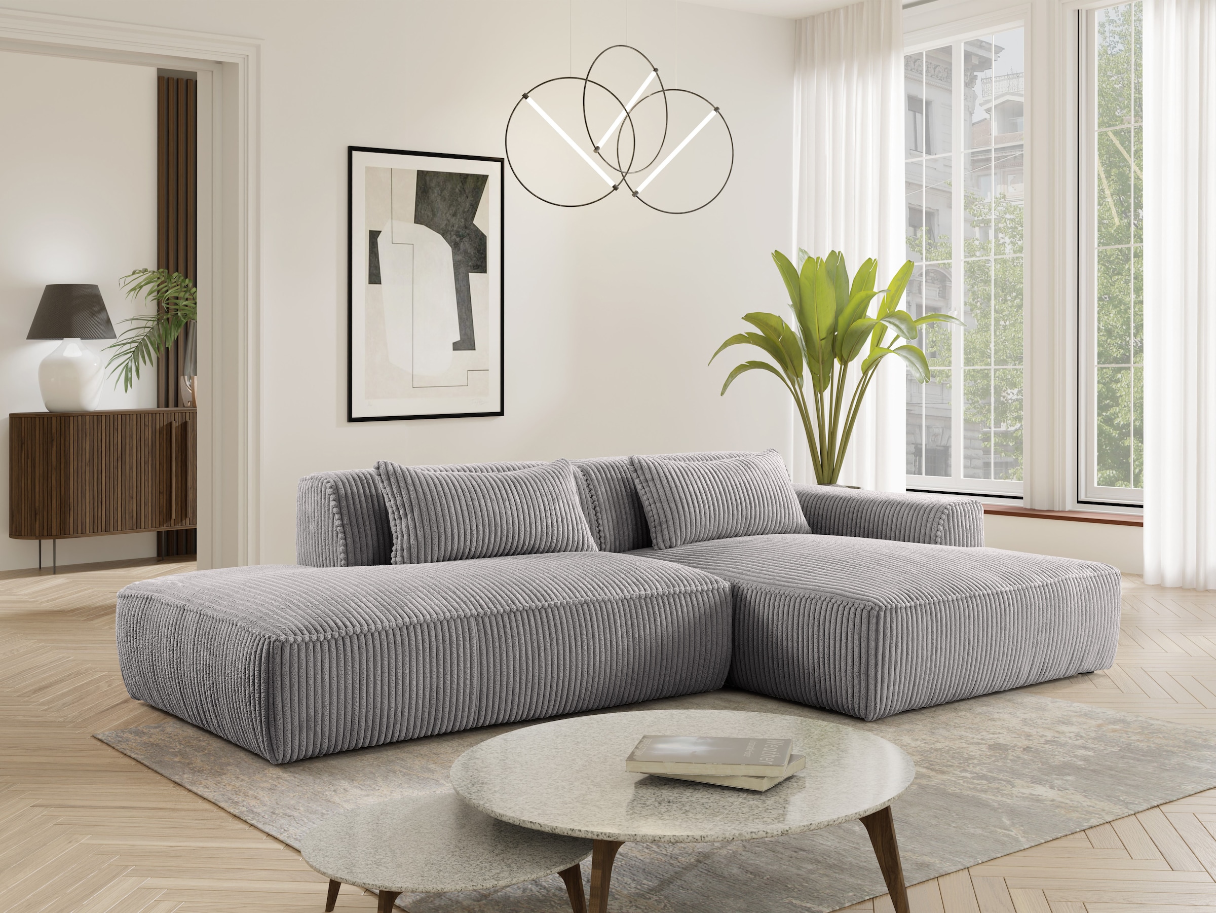 exxpo - sofa fashion Ecksofa "Billund modernes Designsofa, bequem und elega günstig online kaufen
