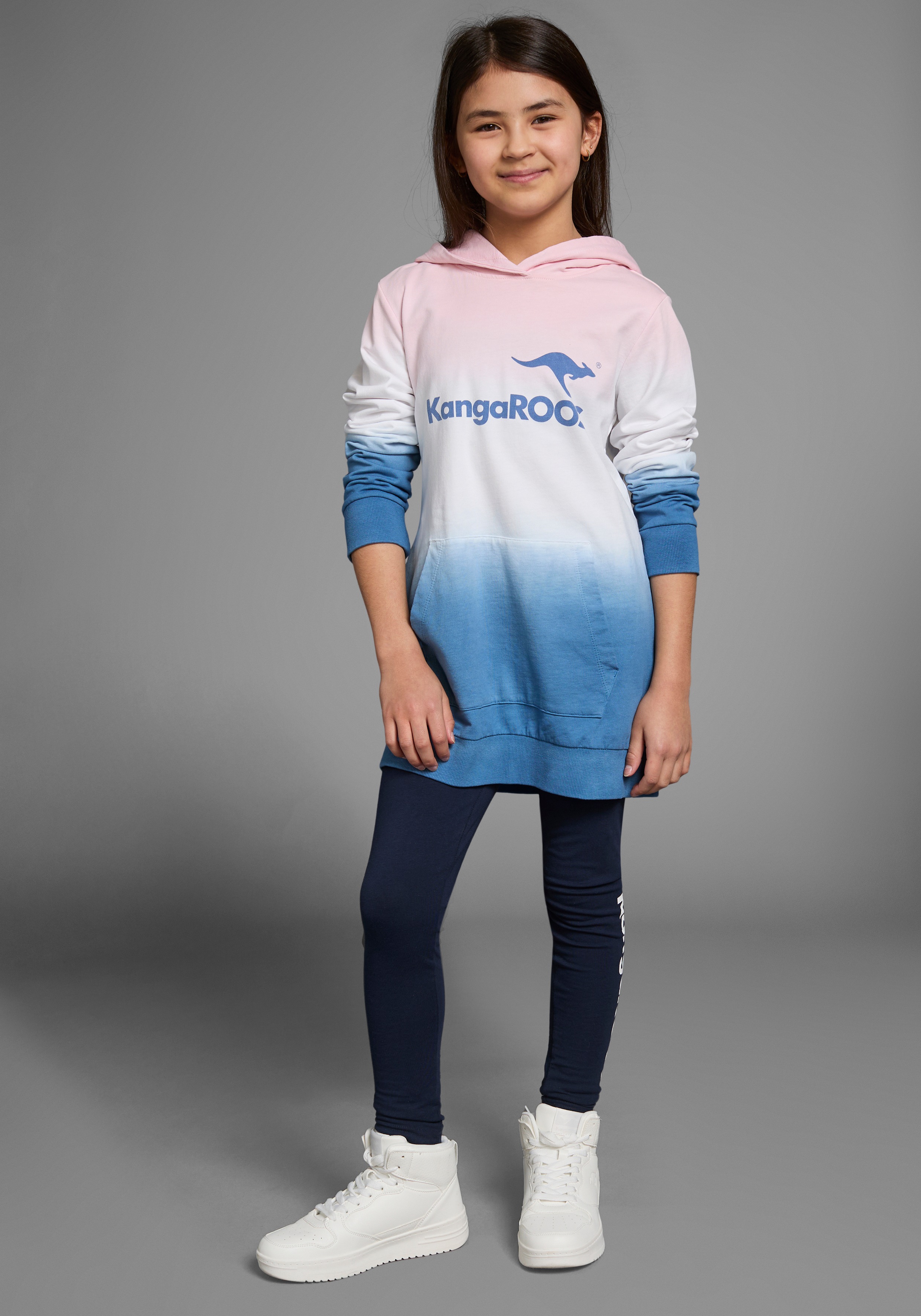 Thumbnail - KangaROOS Leggings ", Basic Leggings für große und kleine Mädchen" mit Logodruck