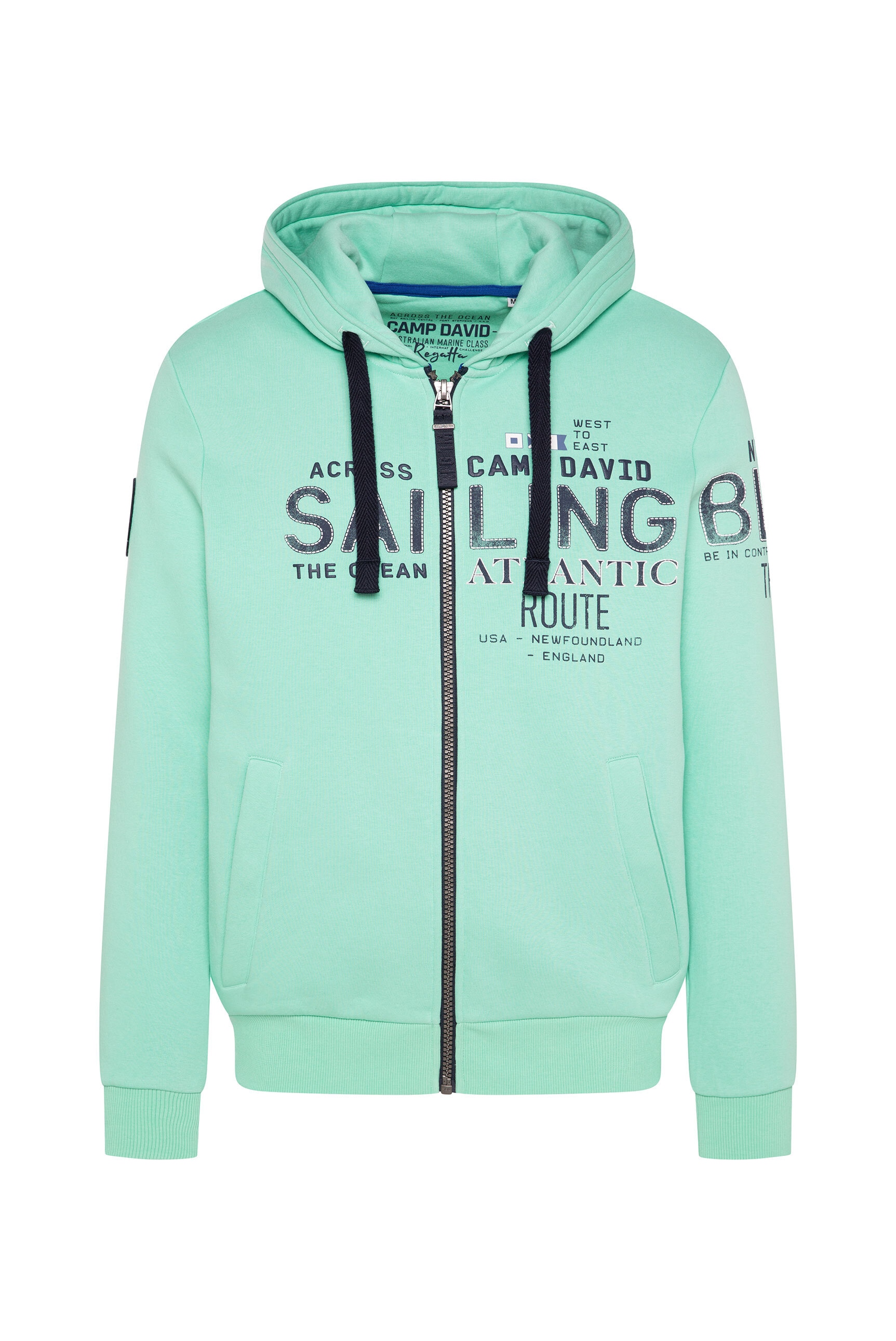 CAMP DAVID Kapuzensweatjacke, mit weicher Innenseite