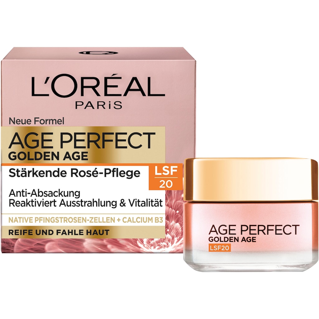 L'ORÉAL PARIS Feuchtigkeitscreme »Age Perfect Golden Age Rosé-Tagespflege LSF20«