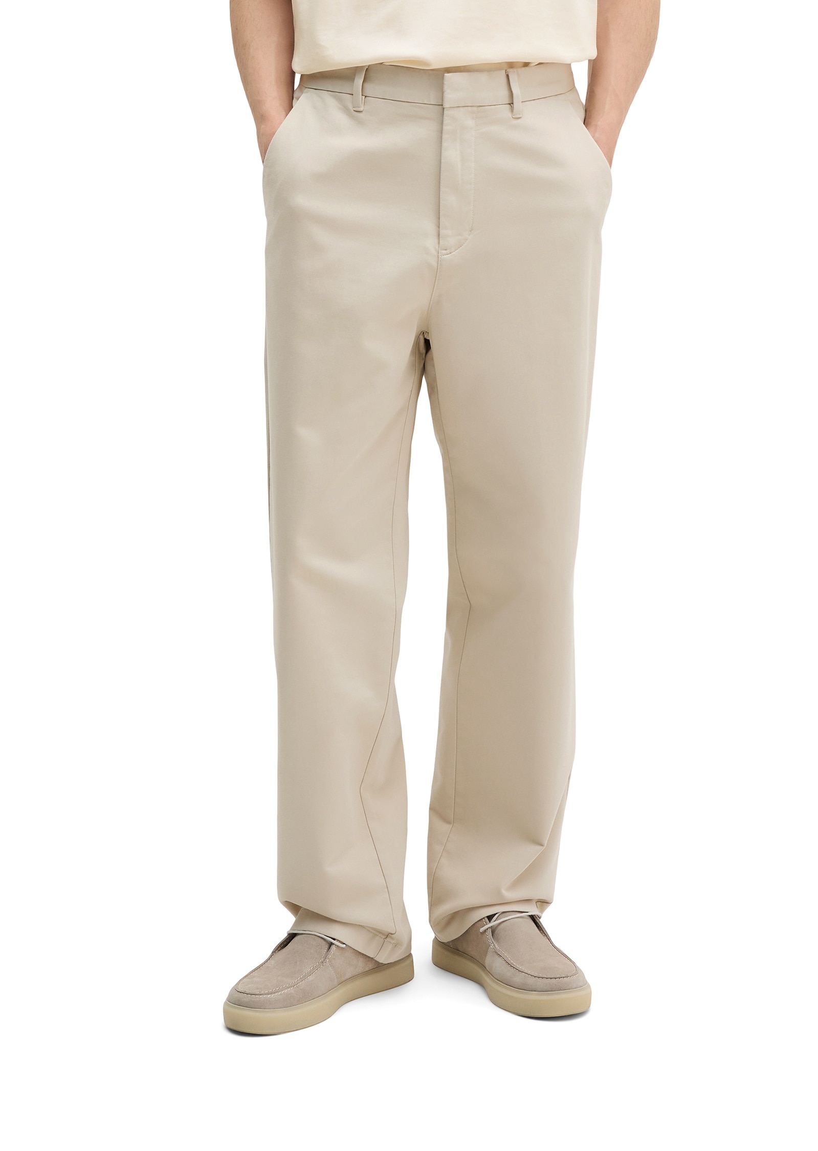 Marc OPolo Chinohose "aus elastischem Bio-Baumwollsatin" günstig online kaufen