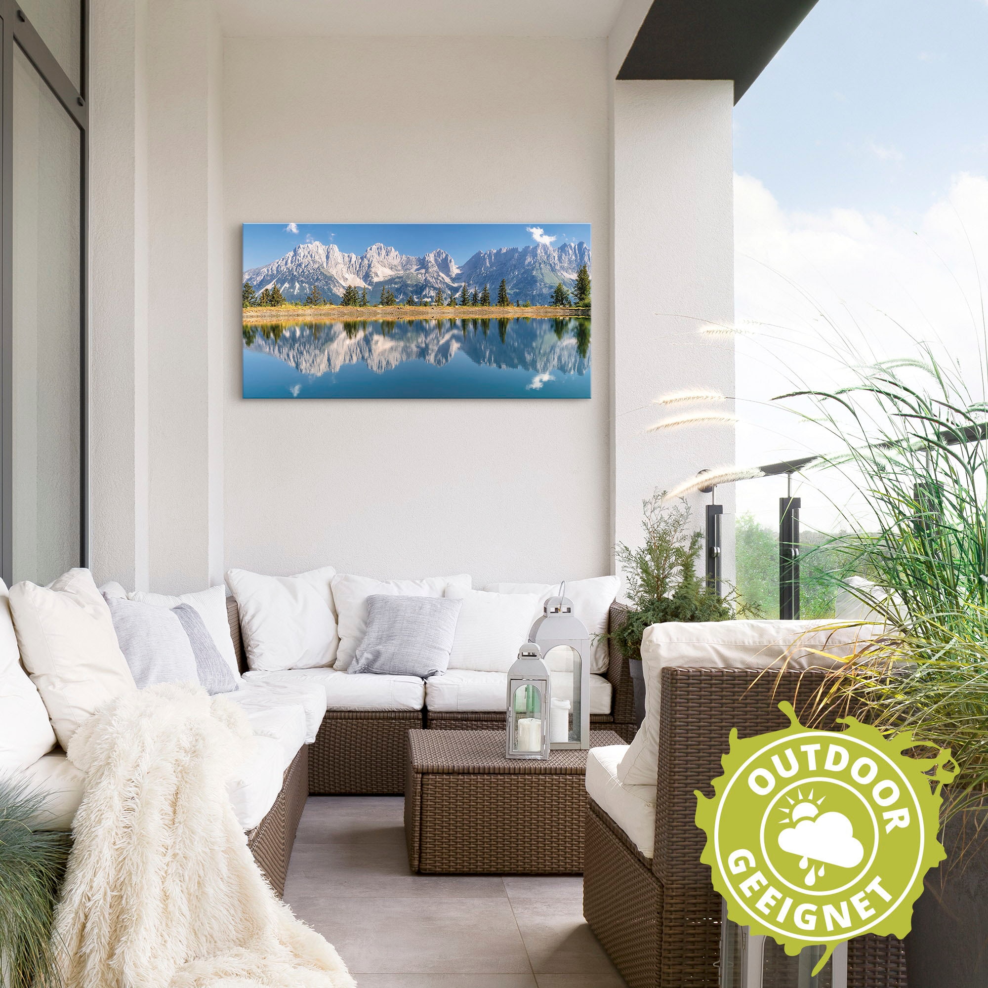 Artland Wandbild »Kaisergebirge Tirol«, Berge & Alpenbilder, (1 St.), als Alubild, Outdoorbild, Leinwandbild, Poster, Wandaufkleber