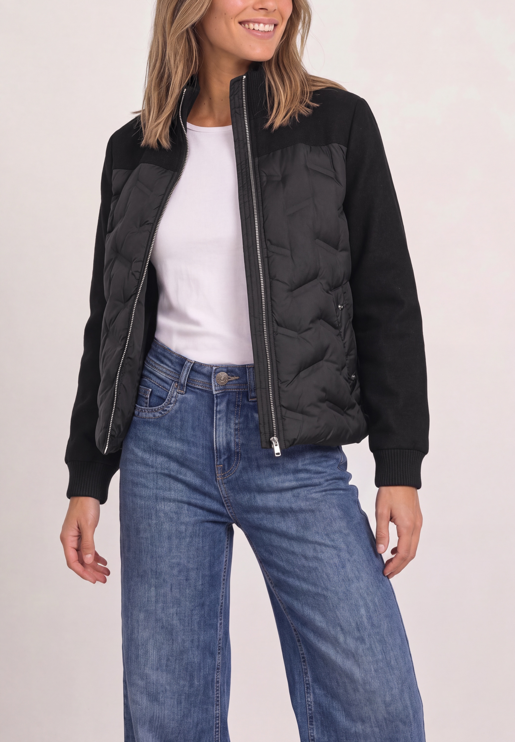STREET ONE Steppjacke ohne Kapuze mit geklebter Steppung