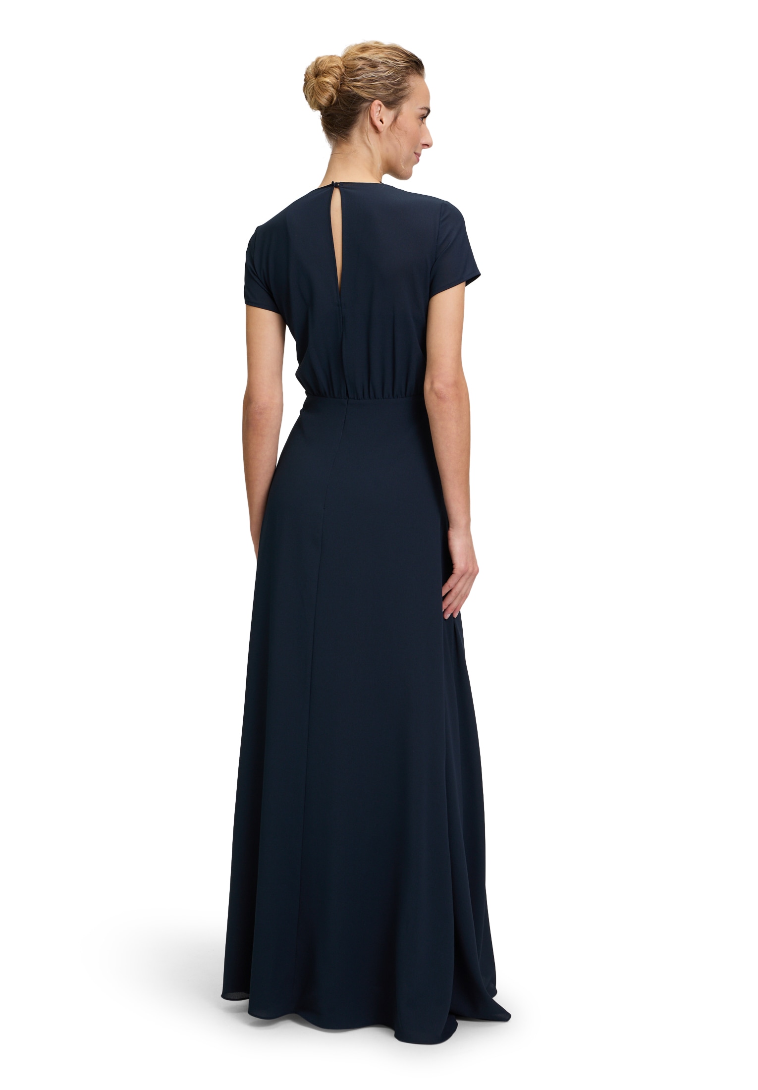 Vera Mont Abendkleid »Vera Mont Abendkleid mit Spitzeneinsatz«, Raffung