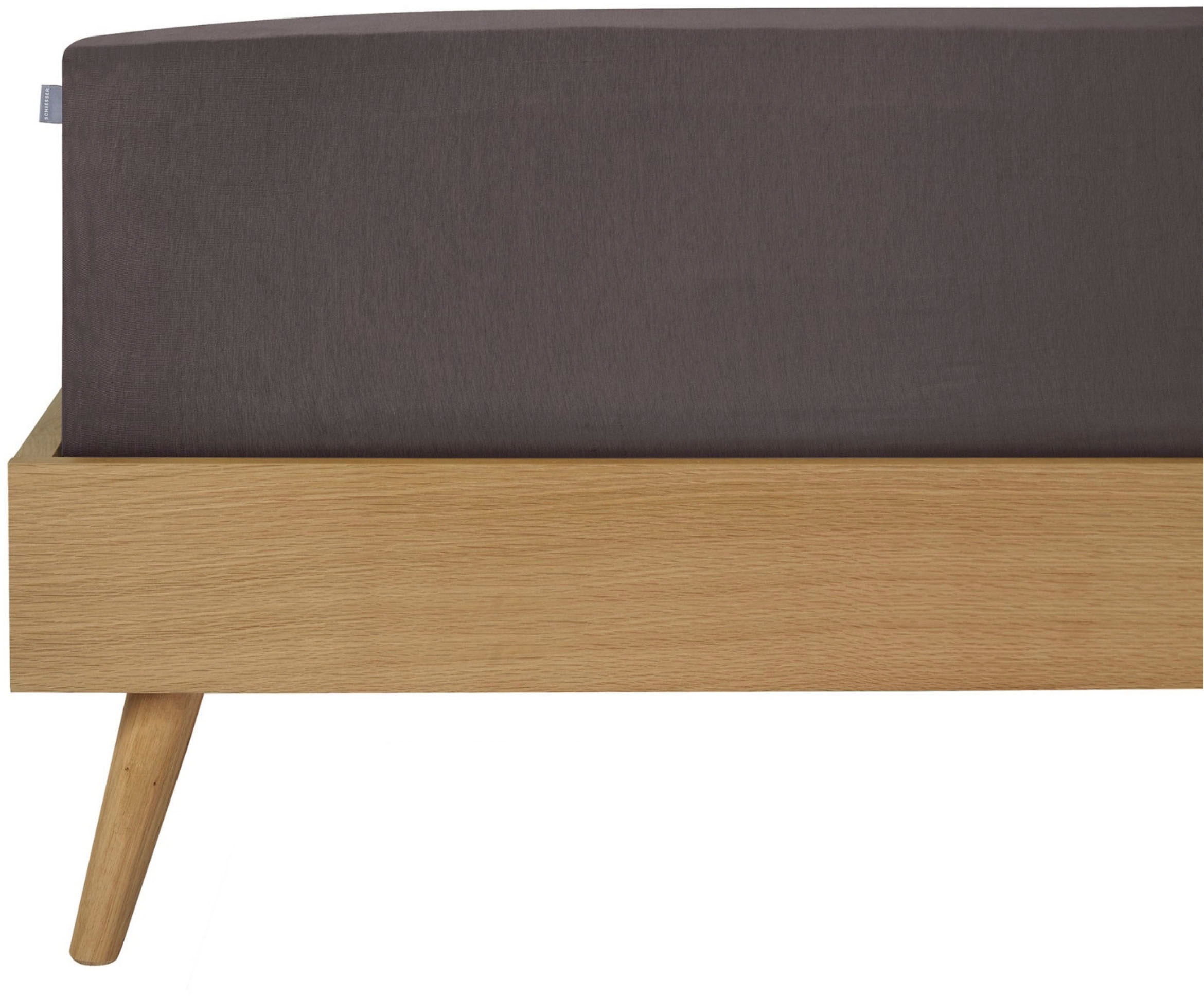 Schiesser Spannbettlaken »Finni aus wärmender Baumwolle« für Matratzen bis zu 18 cm Höhe, Made in Green