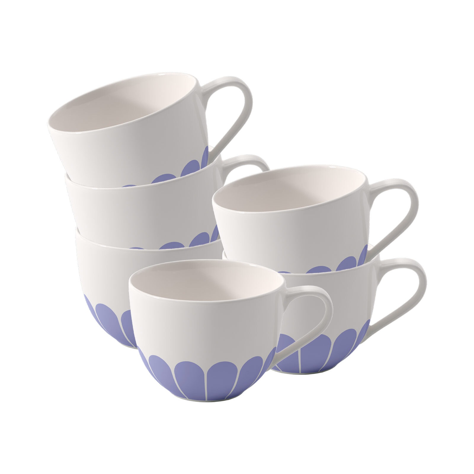 Villeroy & Boch Tasse "Kaffeetassen Fleur Couleur 160 ml 6er Set" Spülmasch günstig online kaufen