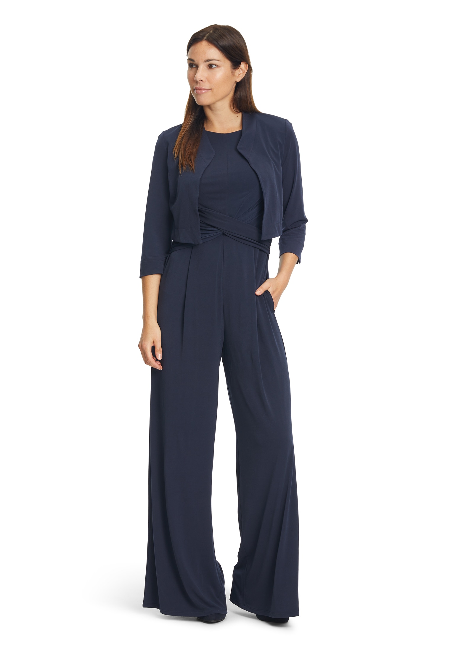 Vera Mont Sweatjacke »Vera Mont Bolero-Jacke figurbetont«, Nahtführung
