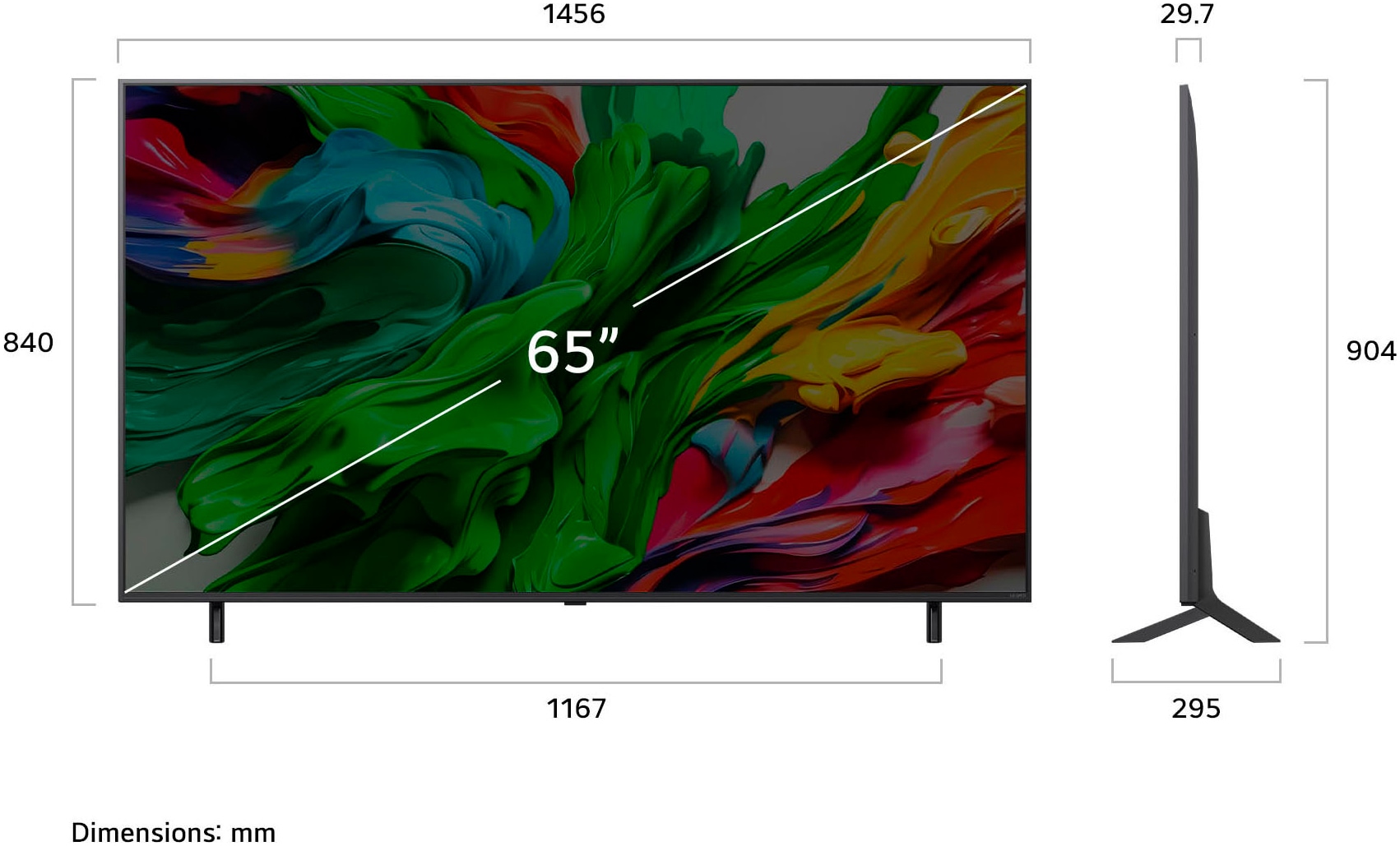 LG QNED-Fernseher »65QNED85A6C«, 4K Ultra HD, Smart-TV
