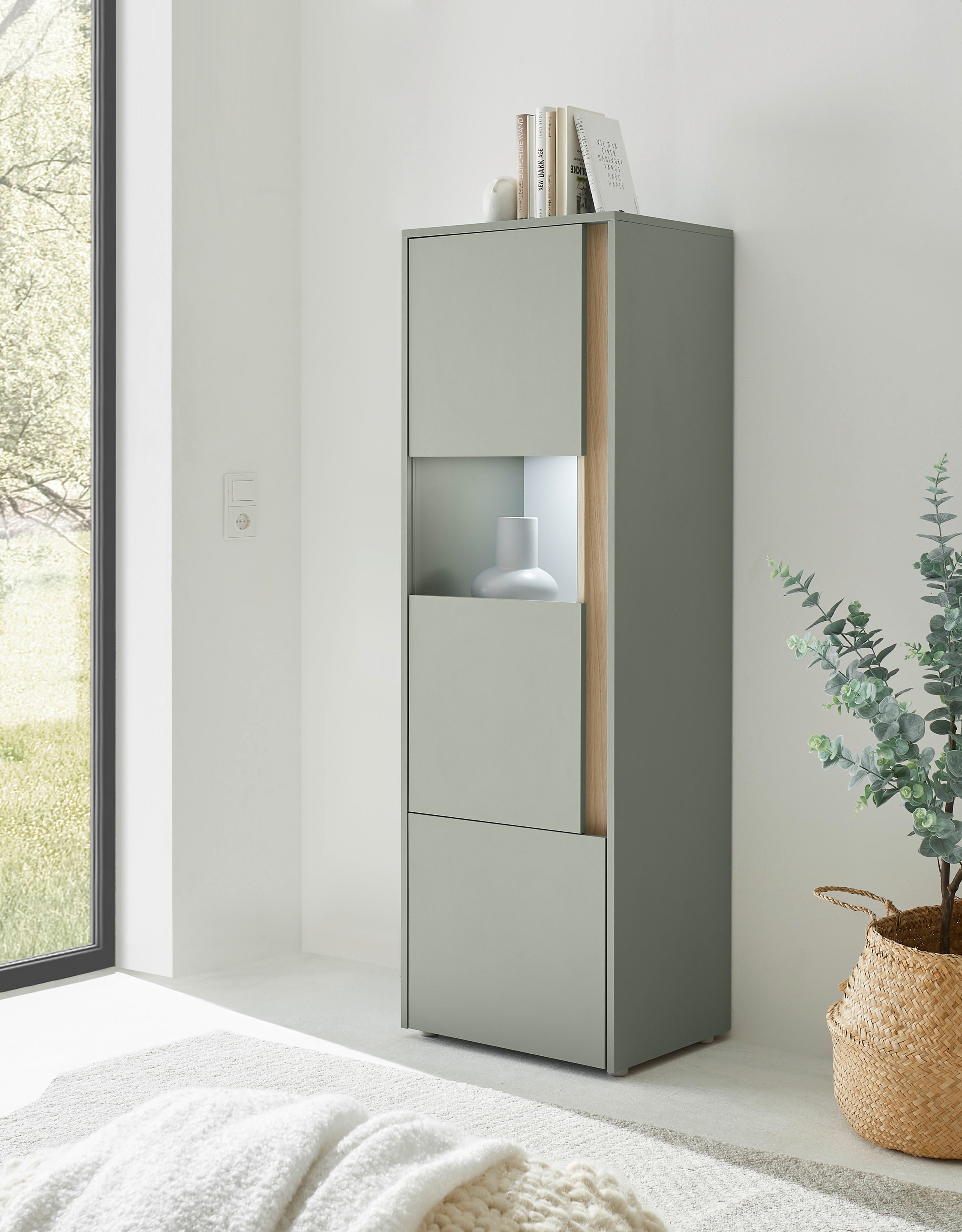 INOSIGN Vitrine "City/Giron, moderner Hochschrank, Glasvitrine", zeitlos, m günstig online kaufen