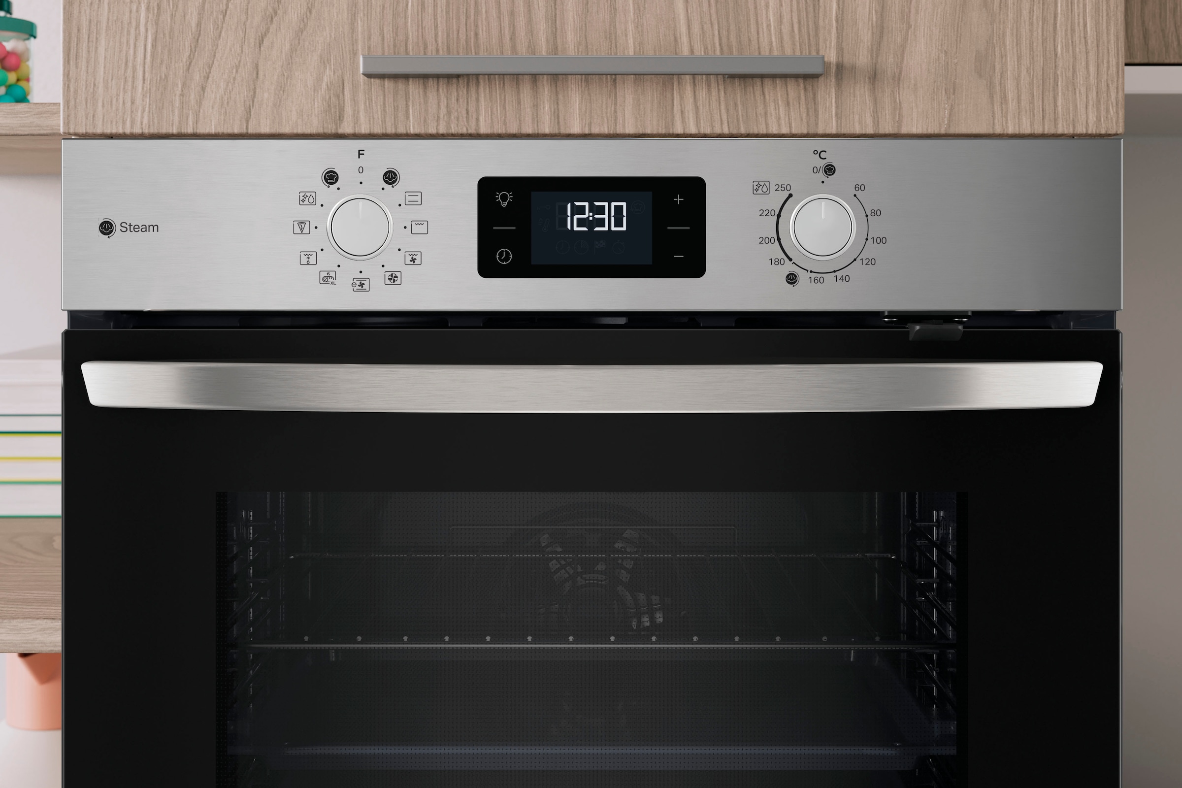 Privileg Einbaubackofen  »PBA2S85HU1«, mit Teilauszug, Hydrolyse