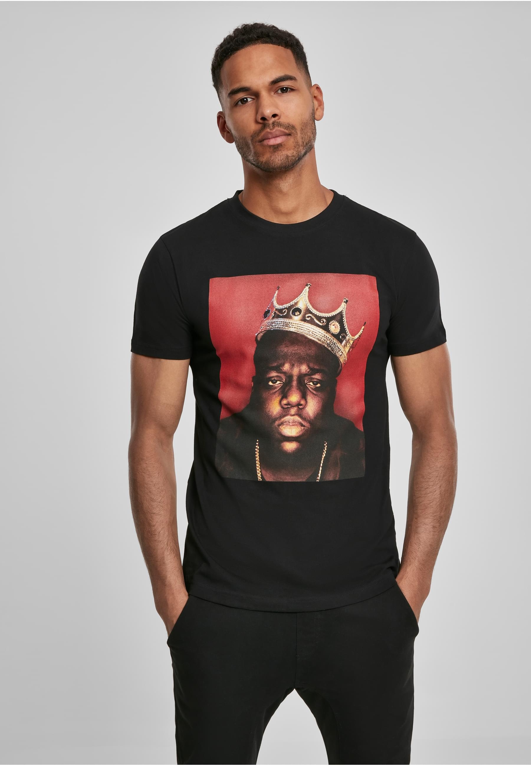 Merchcode T-Shirt »Merchcode Herren Notorious Big Crown Tee«, (1 tlg.)