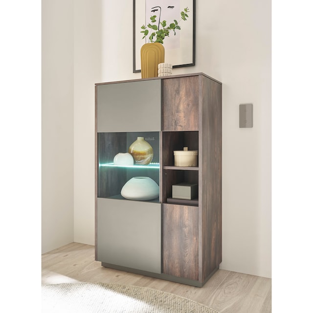 INOSIGN Vitrine »LARGO«, Türen mit Soft-Close-Funktion, Höhe 130 cm kaufen  | BAUR