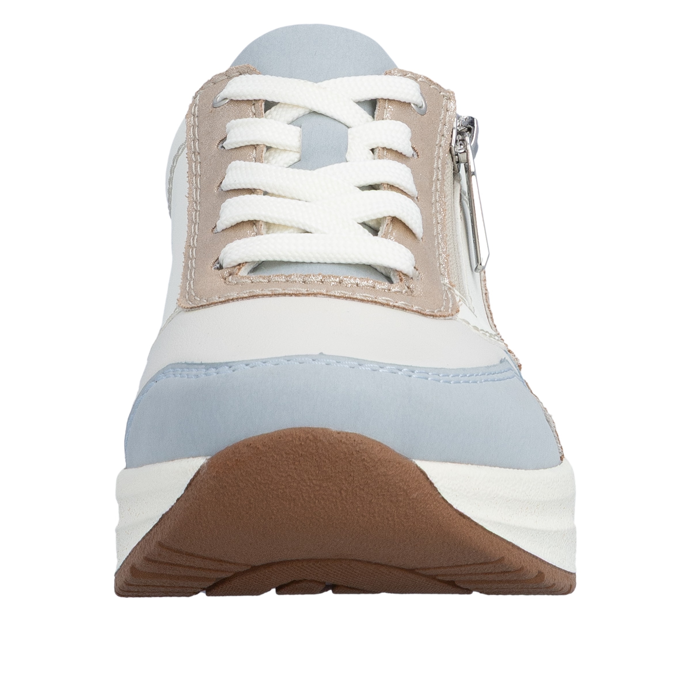 Rieker Platform Sneaker White/Leopard 39 9