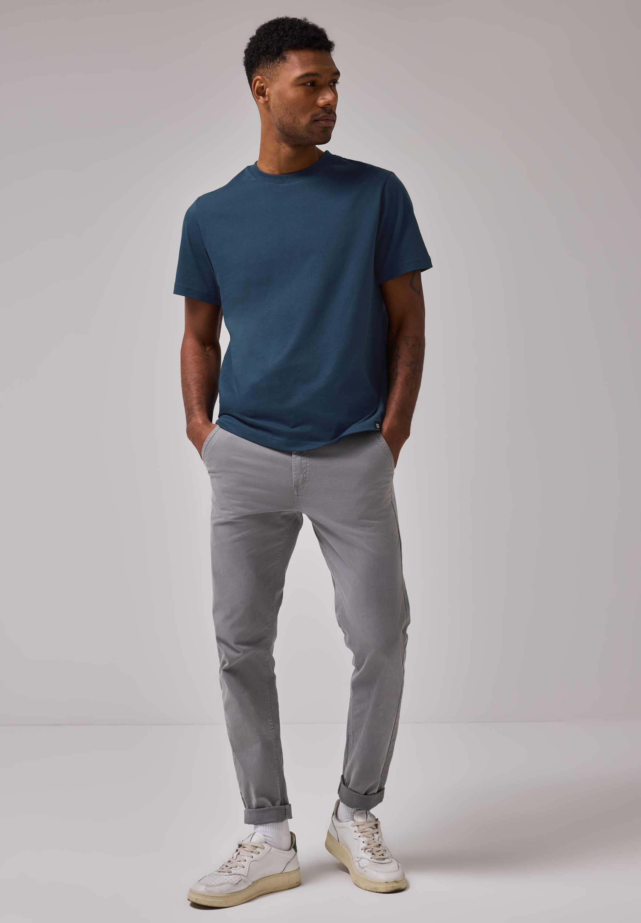 STREET ONE MEN T-Shirt, Rundhalsausschnitt