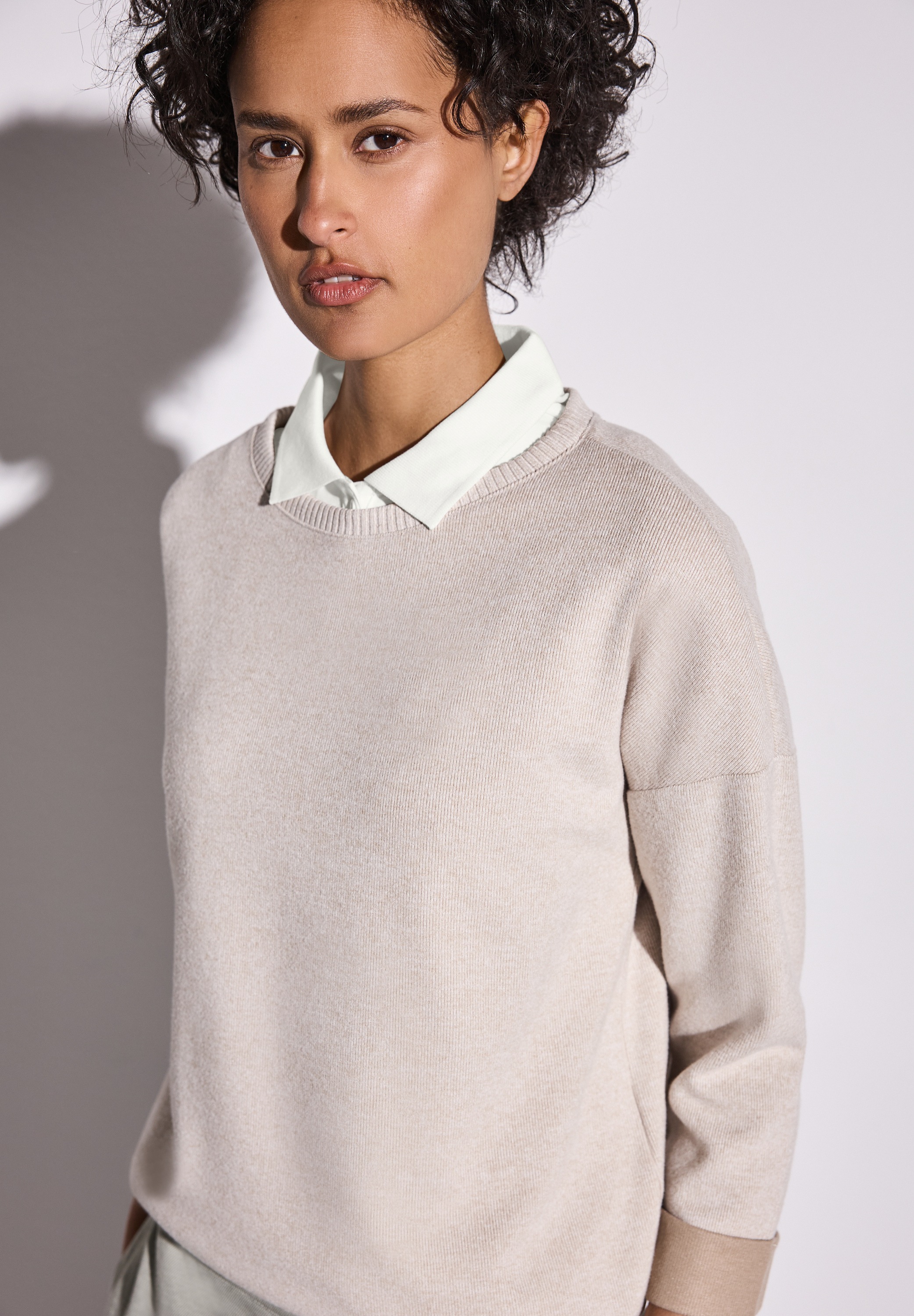 STREET ONE Poloshirt, mit Ripsstruktur