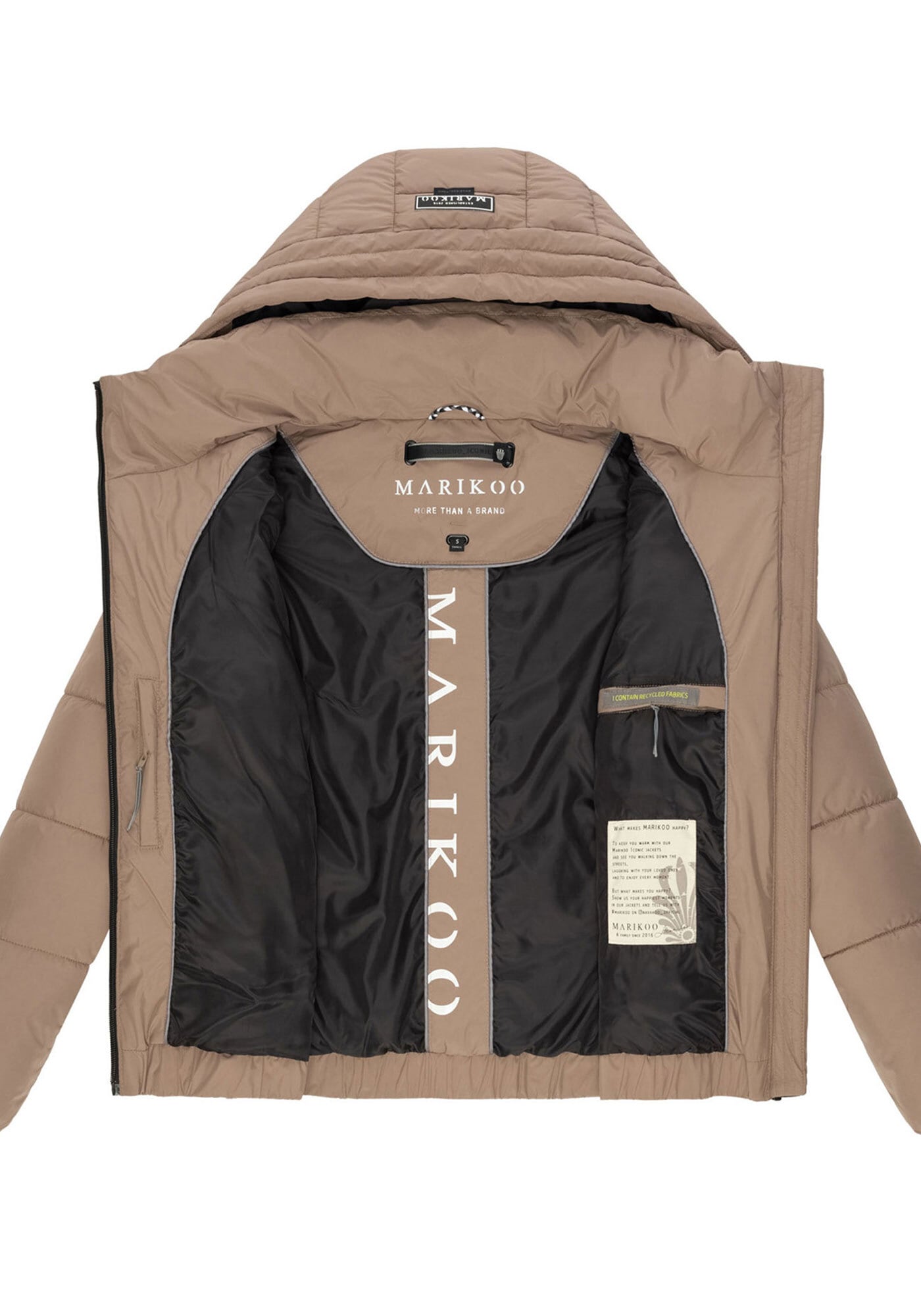 Marikoo Winterjacke »Nayanaa«, mit abnehmbarer Kapuze