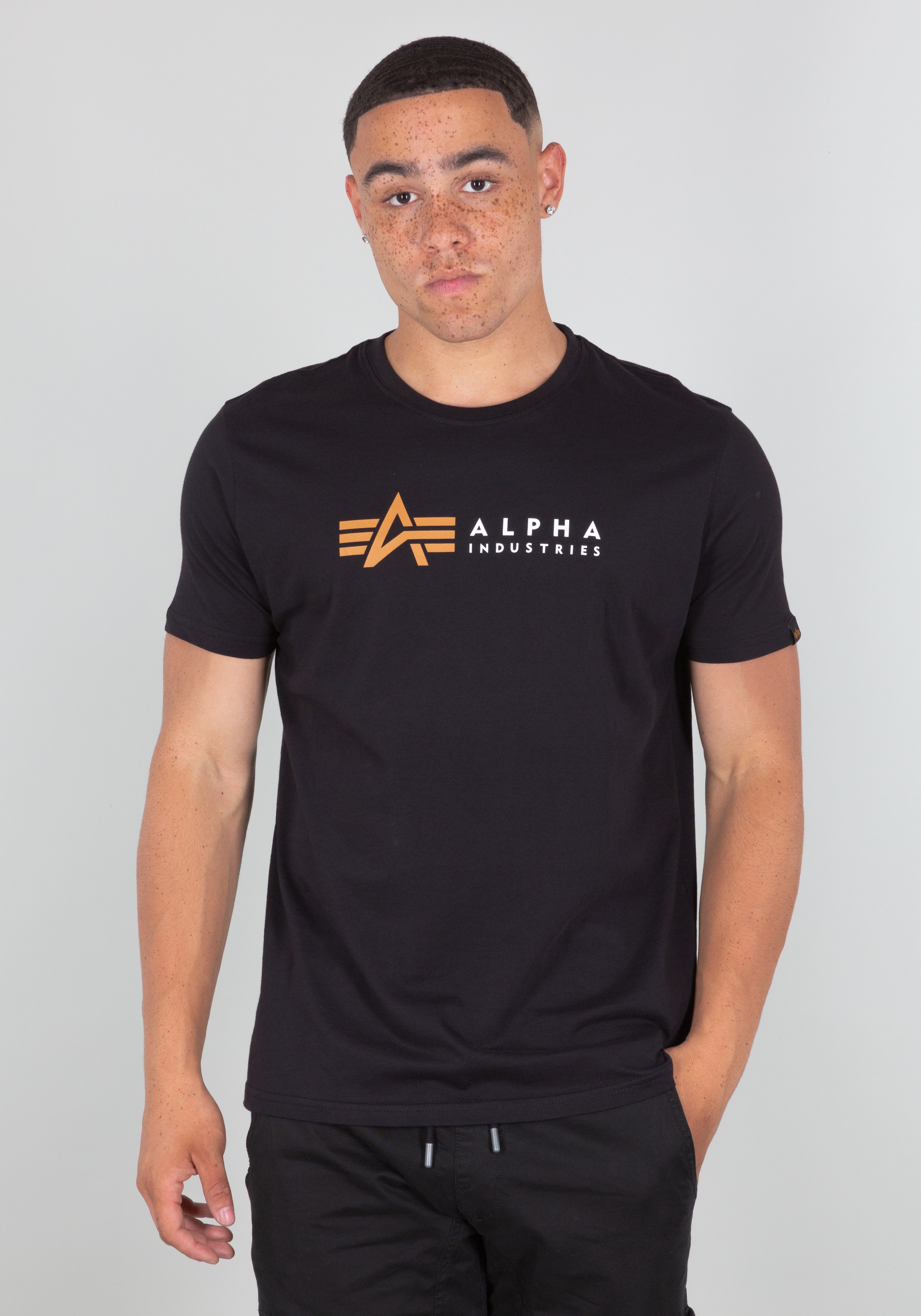 ALPHA INDUSTRIES Side Logo T T-Shirt Manches Courtes Homme