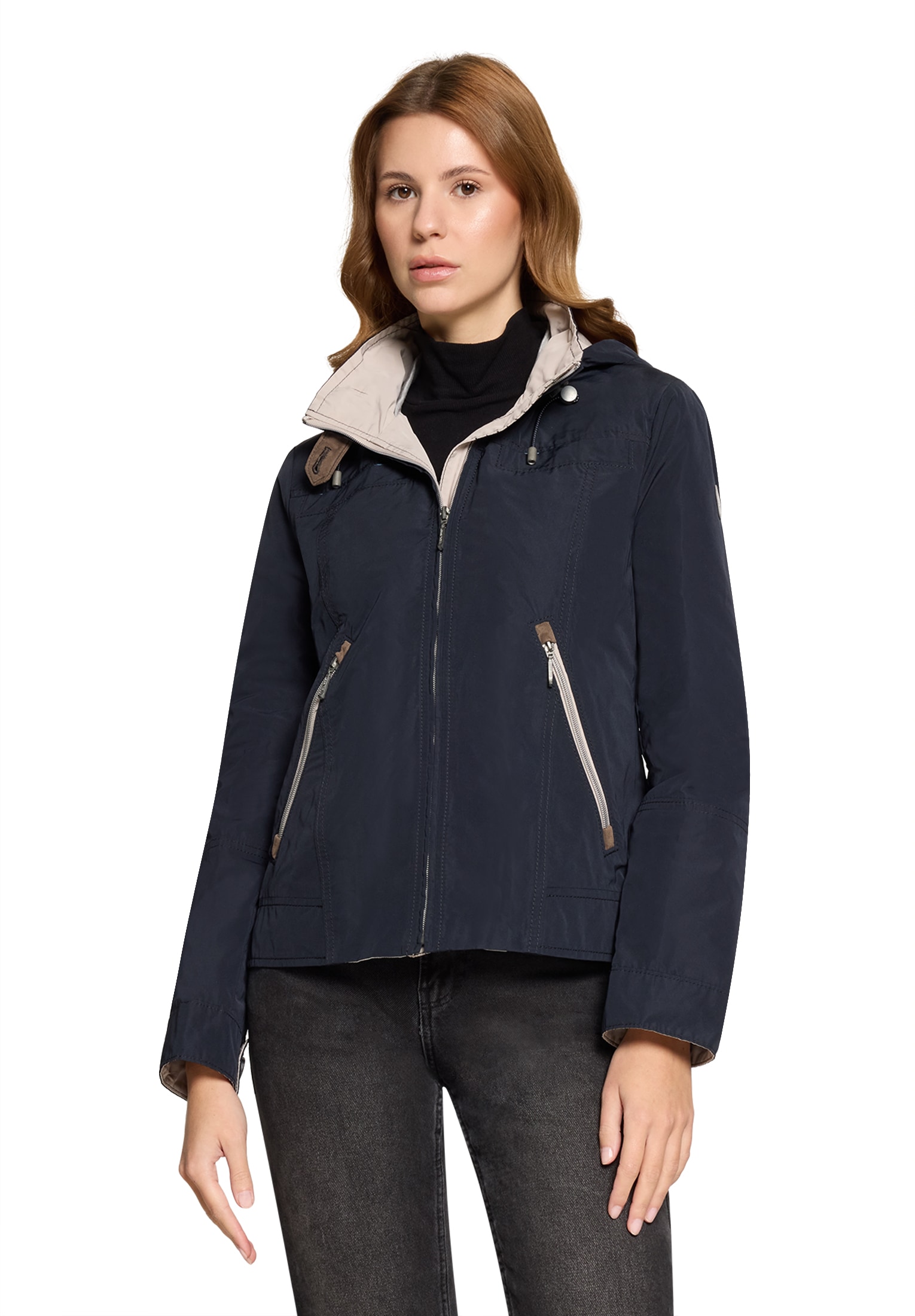 Gil Bret Outdoorjacke mit Kapuze mit Kapuze