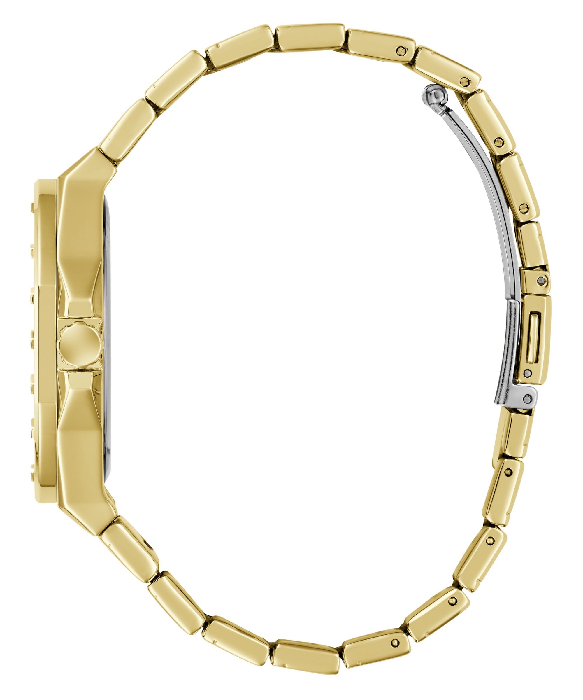 Guess Quarzuhr »JAQ« Armbanduhr, Herrenuhr, Edelstahlarmband, analog