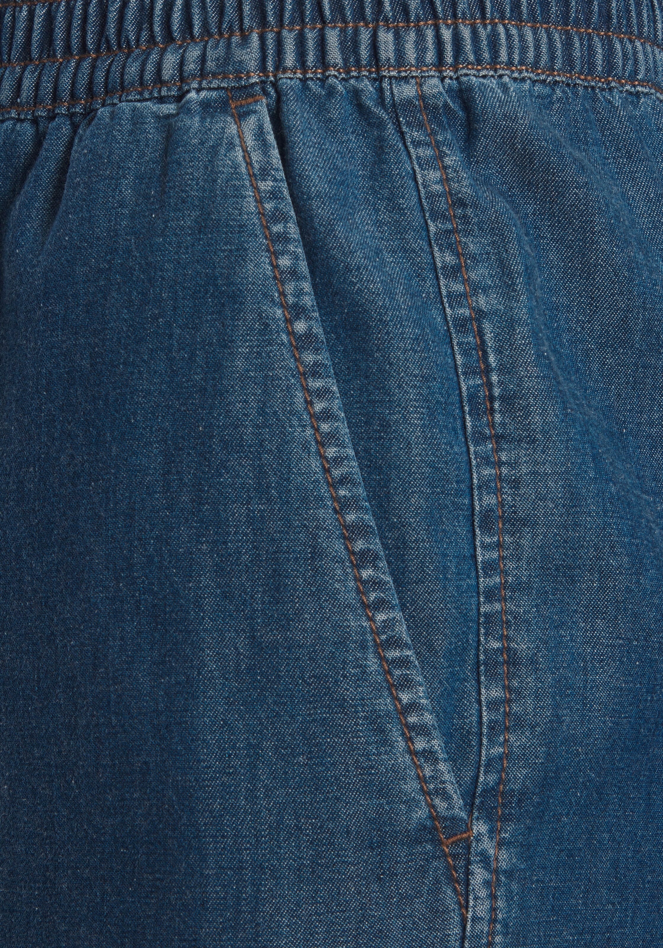 H.I.S Schlupfhose  weites Bein,  in Denim Optik