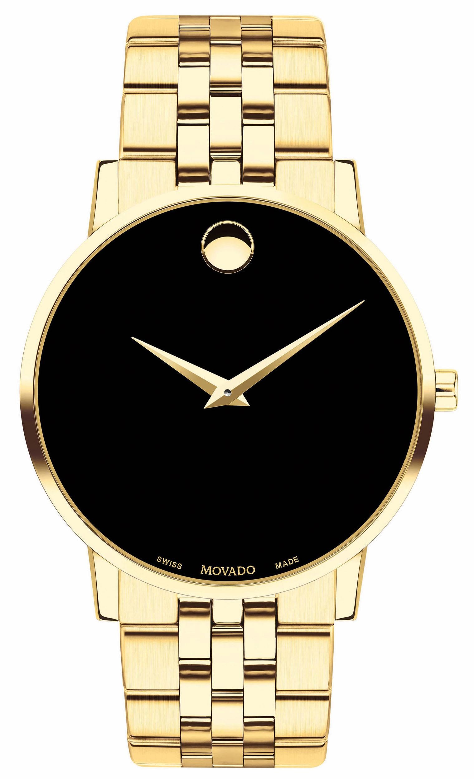 MOVADO Schweizer Uhr »MUSEUM, 607203«, Quarzuhr, Armbanduhr, Herrenuhr, Damenuhr, Swiss Made