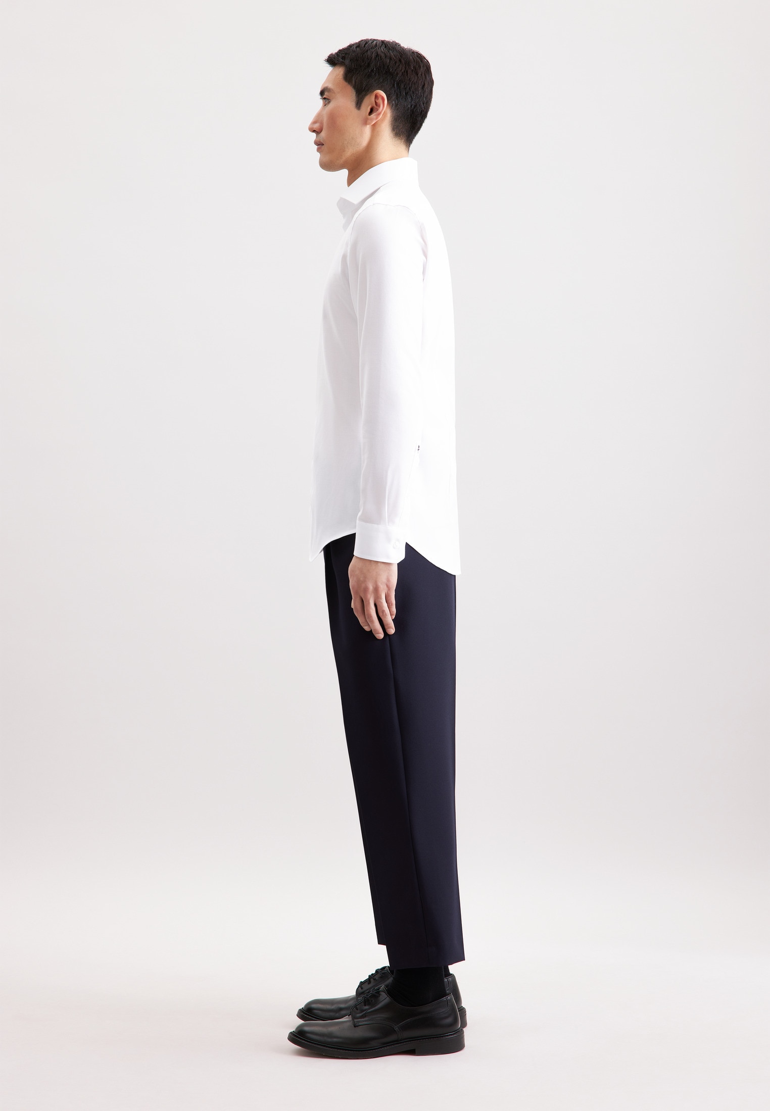 seidensticker Businesshemd »Schwarze Rose«, Slim 1/1 Covered-Button-Down-Kragen Struktur