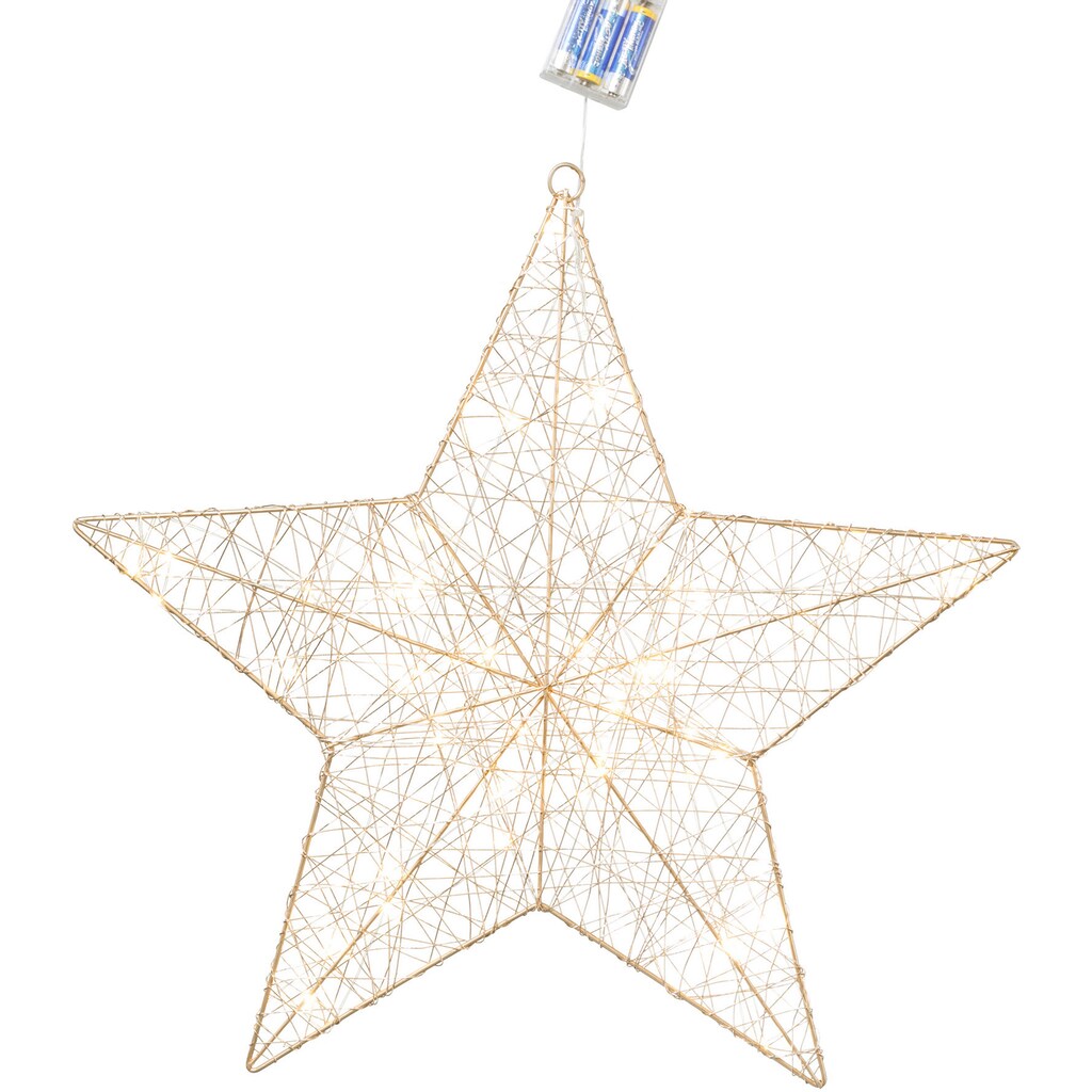Creativ light LED Stern »Weihnachtsstern, Weihnachtsdeko«