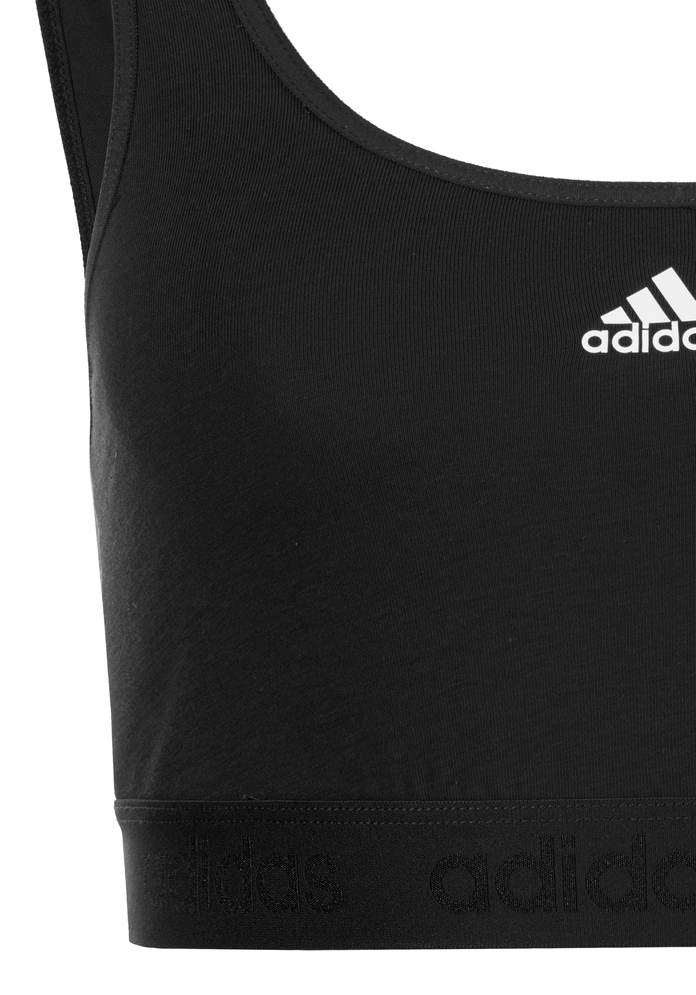 adidas Sportswear Bustier »"Smart Cotton"«, mit Cut-outs am Rücken