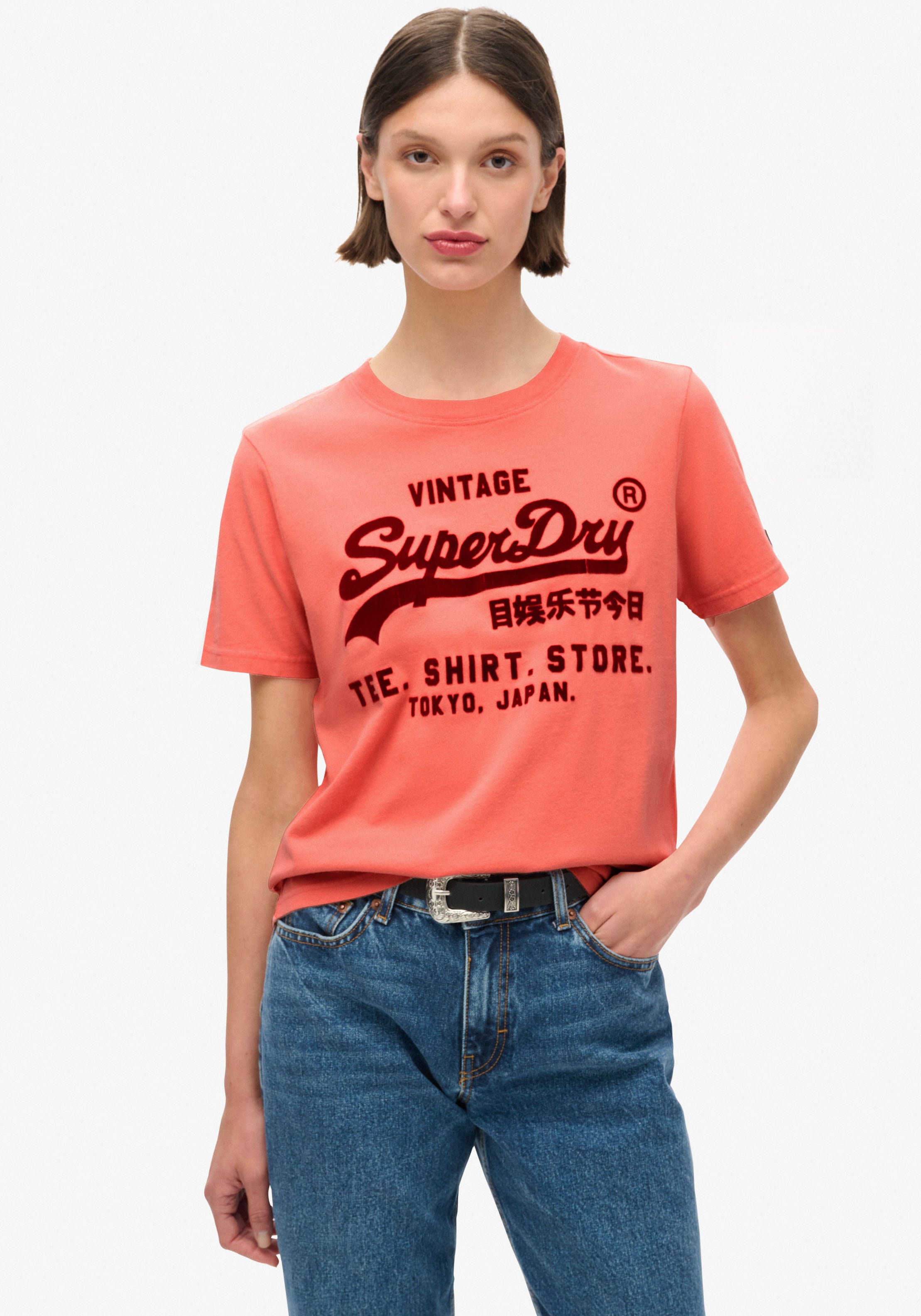 Superdry Print-Shirt "CLASSIC VL GRAPHIC RELAXED TEE"