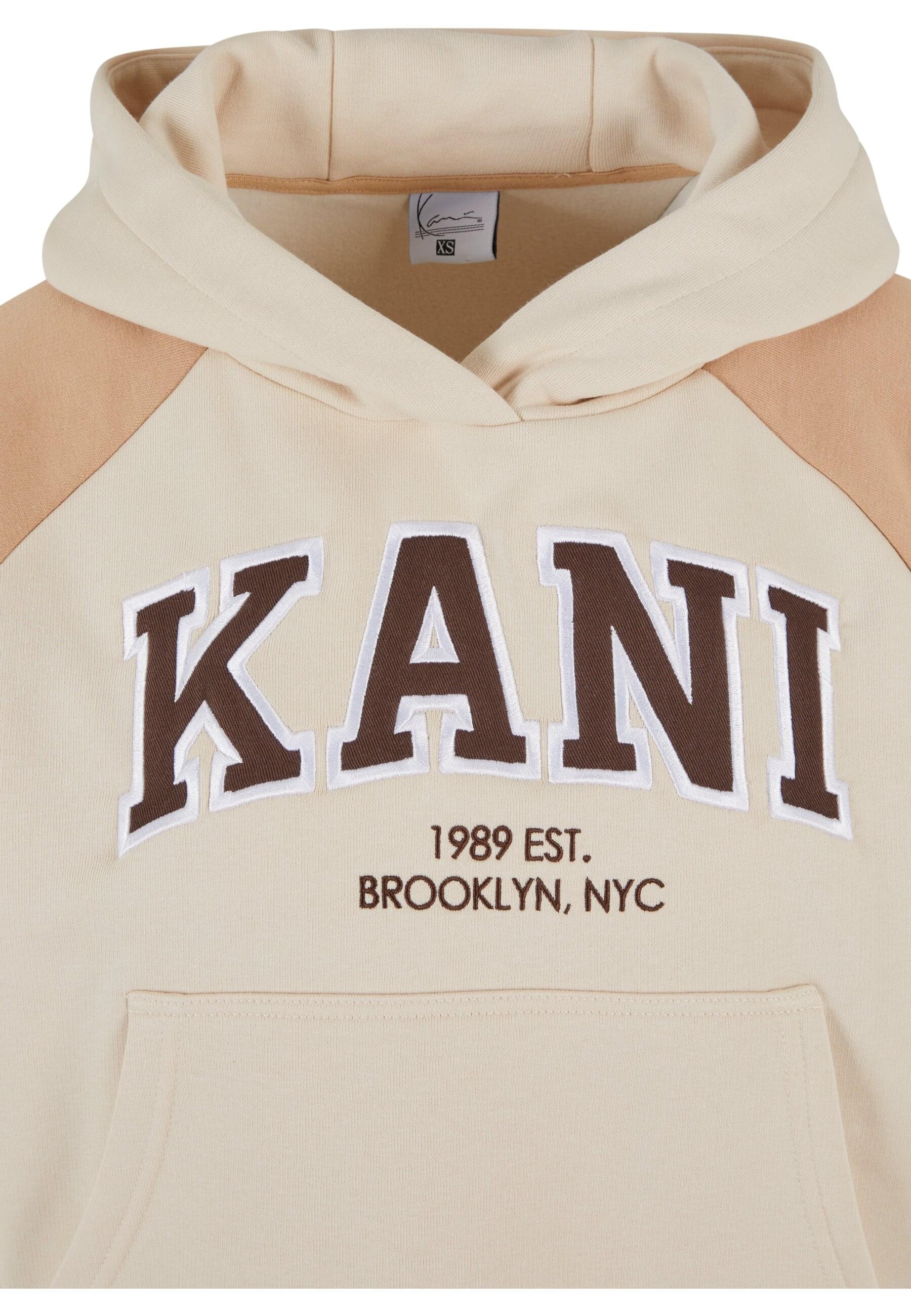 Karl Kani Kapuzenpullover »Karl Kani Damen KW224-005-2 KK Serif Crop Raglan Hoodie«, (1 tlg.)