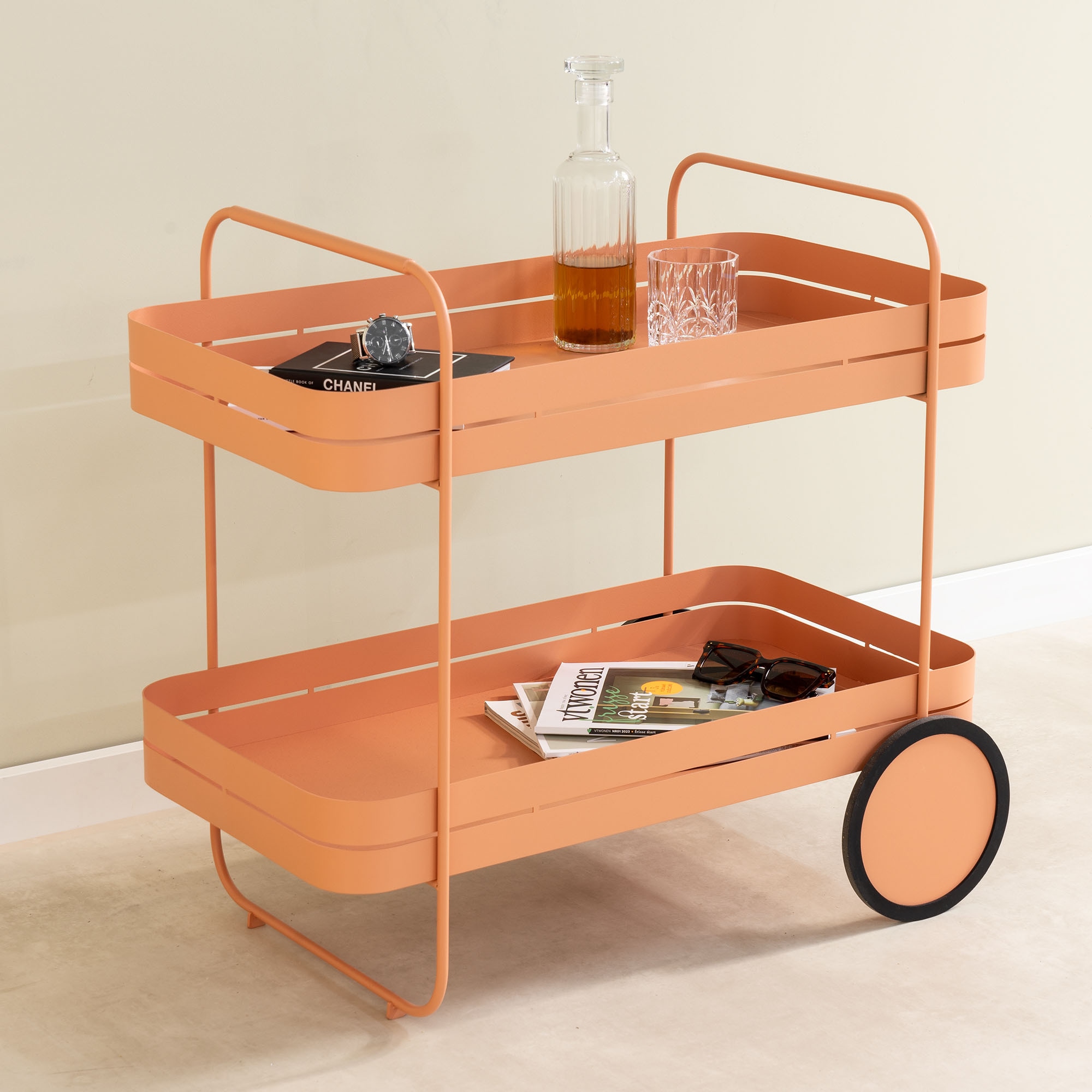 Spinder Design Servierwagen "GIN & TROLLY" 1 tlg. Servierwagen aus Stahl mi günstig online kaufen