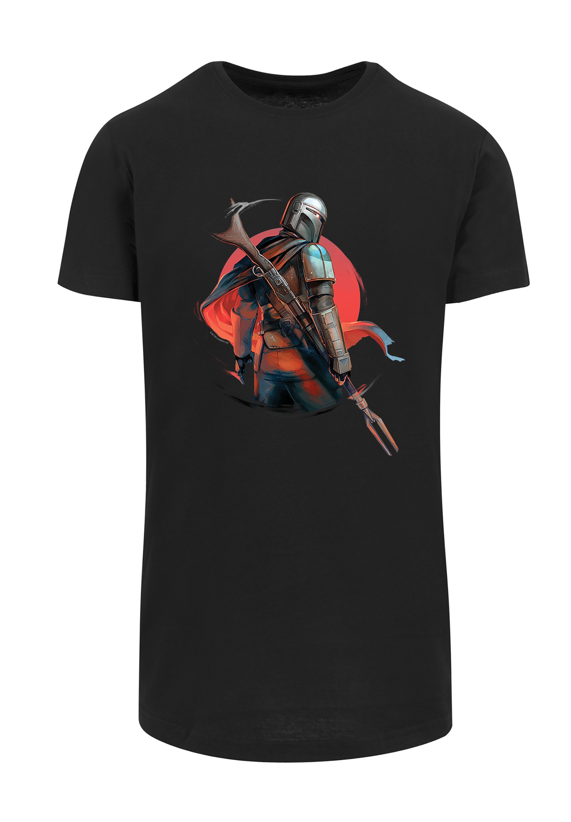 Krieg Blaster Print kaufen Mandalorian der ▷ Wars Sterne«, Rifle »Star F4NT4STIC BAUR T-Shirt | The