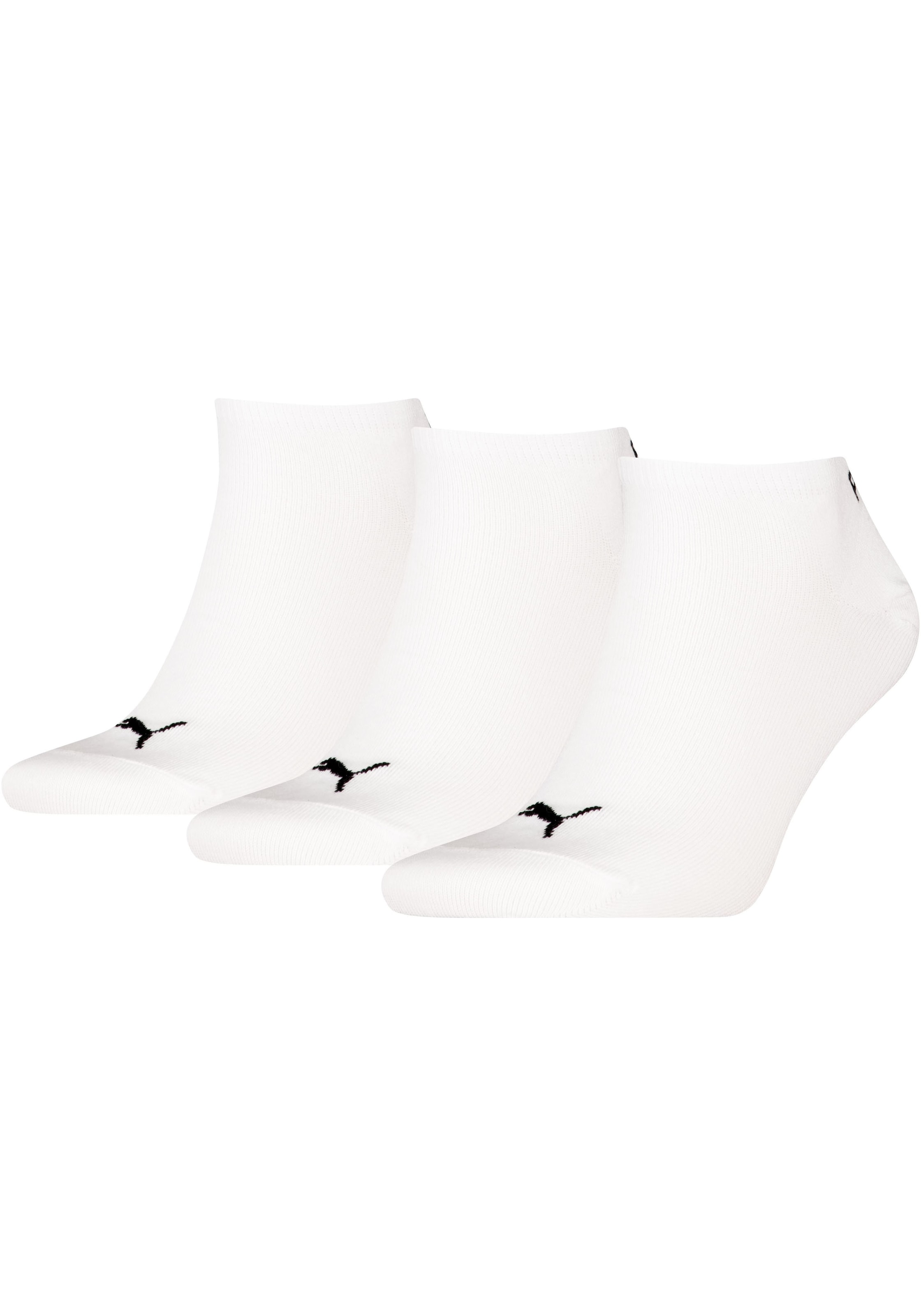 PUMA Sneakersocken "PUMA UNISEX SNEAKER PLAIN 3P" 3 Paar, mit kleinem Logo