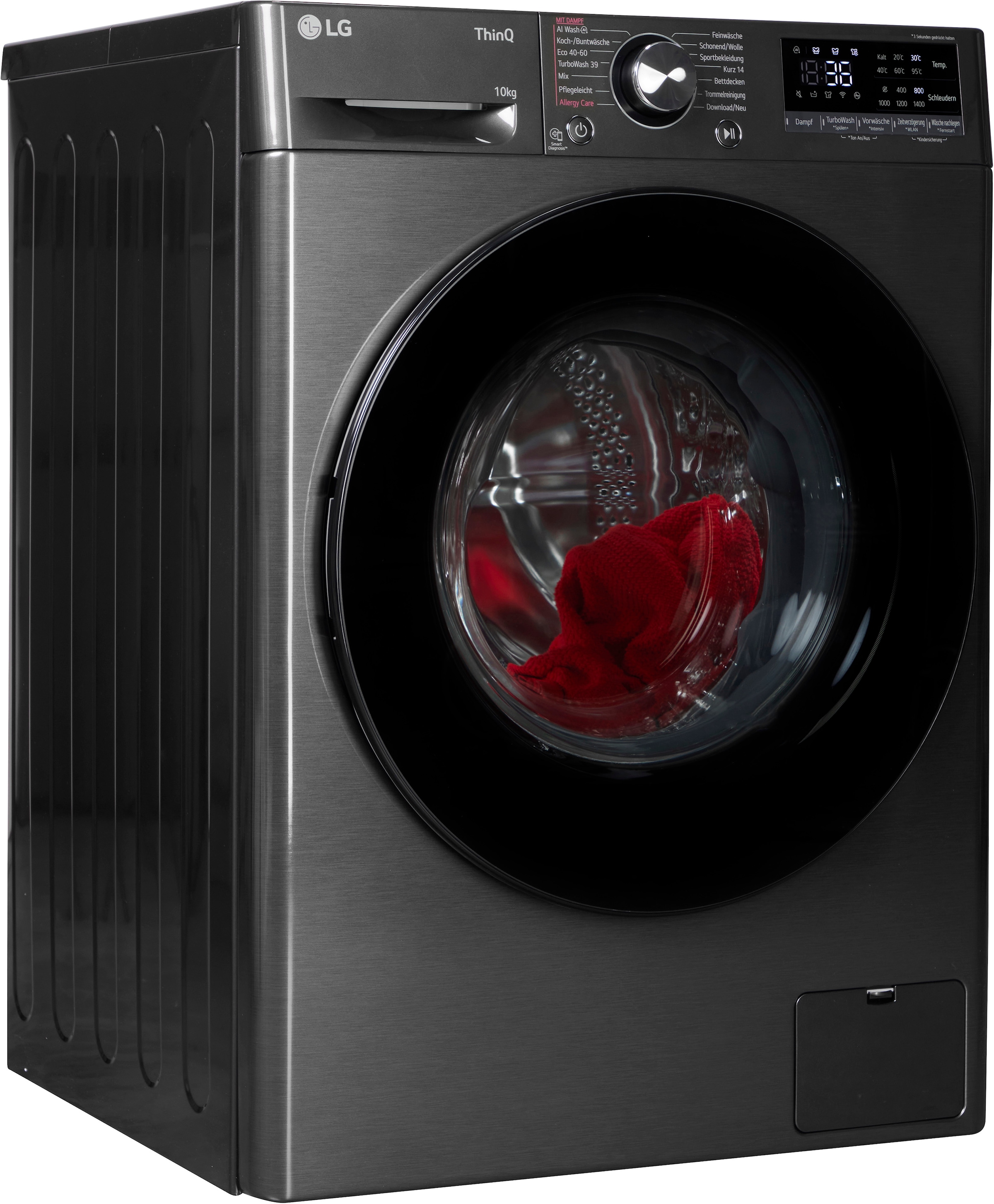LG Waschmaschine "F4WR700YB" 10 kg 1400 U/min AI Wash, ThinQ App inkl. Prog günstig online kaufen