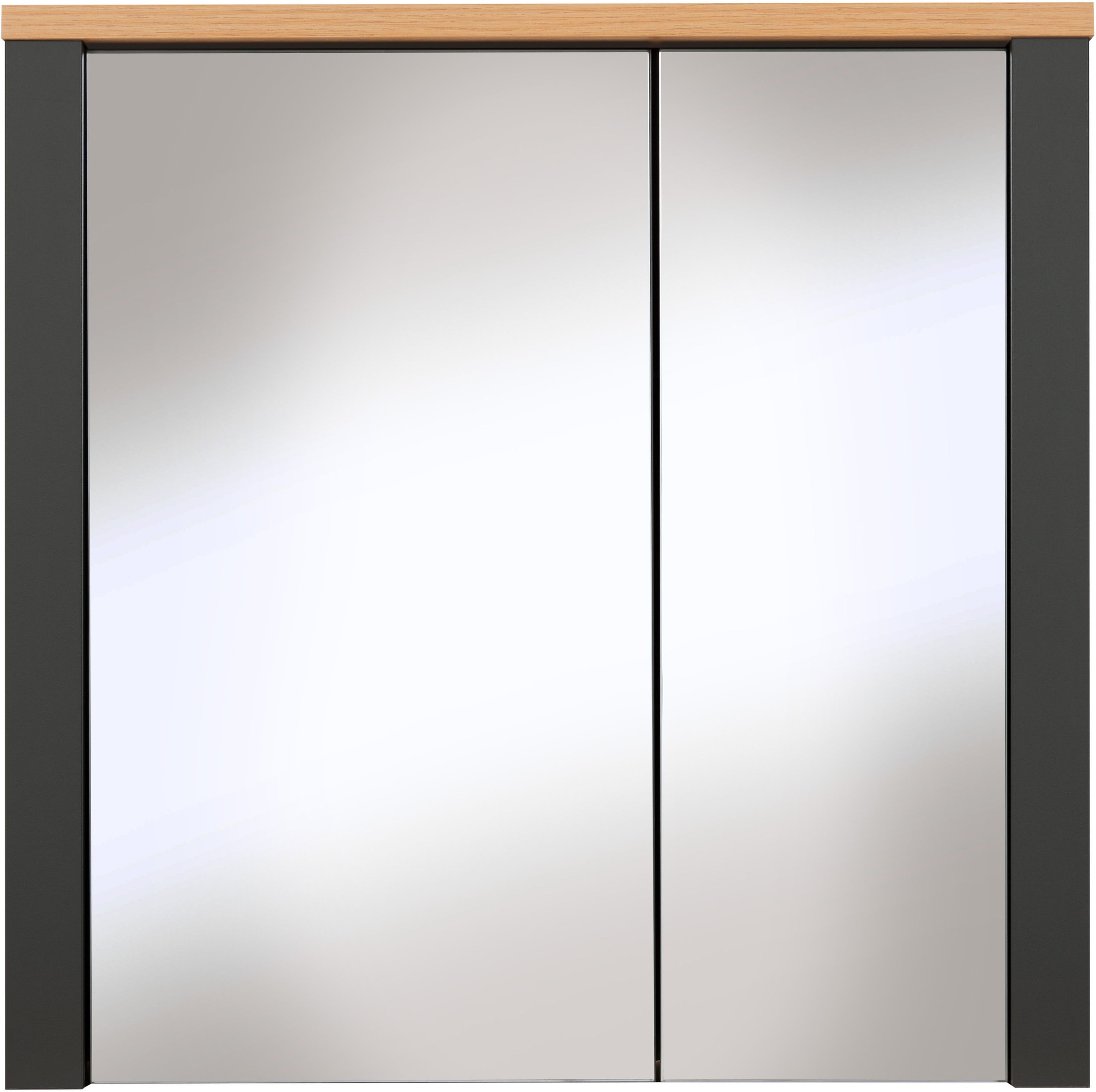 Inter Link Spiegelschrank »Pienza, Badmöbel, Wasserabweisend, 70 x 20 x 70 cm« 1 Stk. tlg. Badspiegel mit Softclose & Stauraum, 2 Spiegeltüren