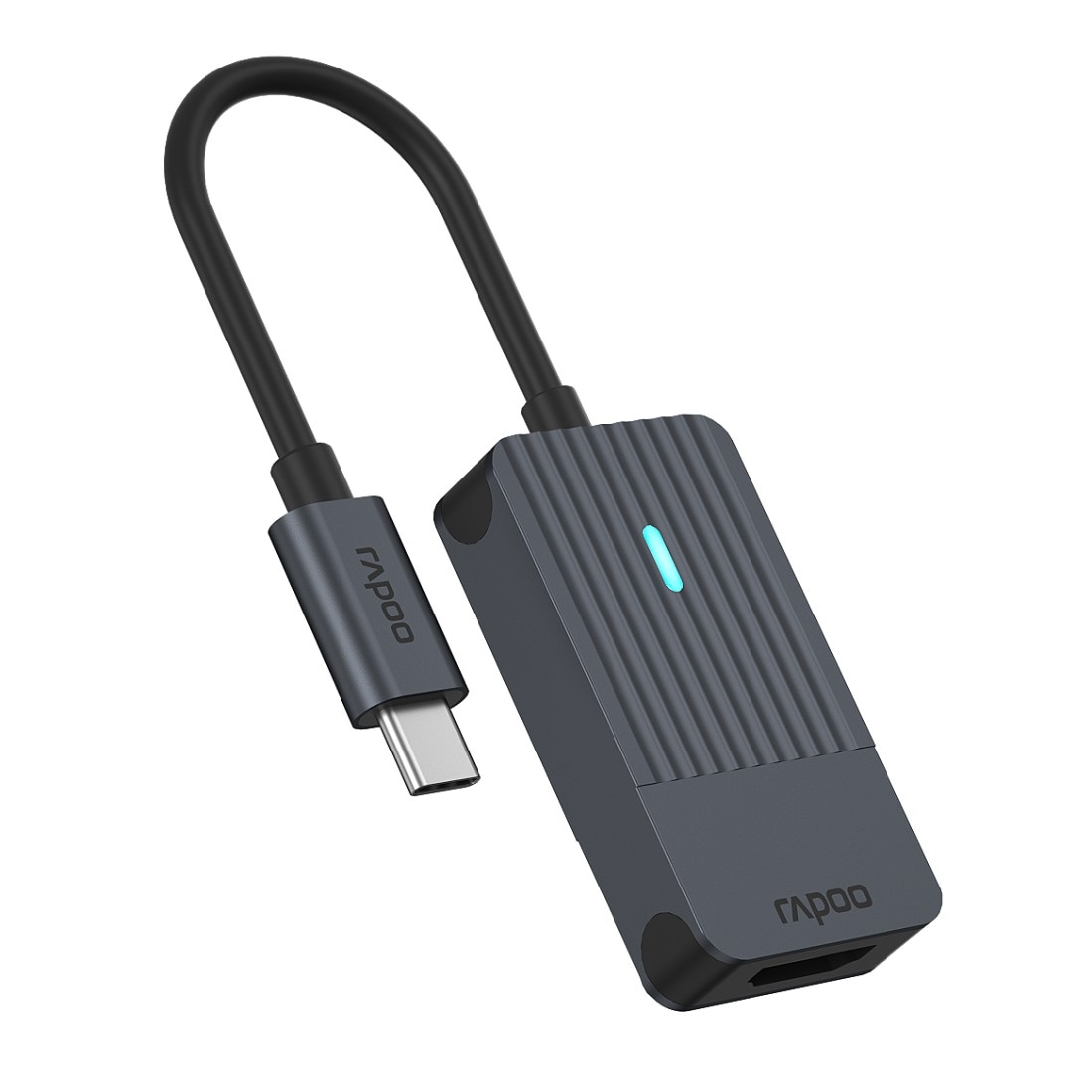 Rapoo USB-Adapter »UCA-1004 USB-C Adapter, USB-C auf HDMI™, Grau« USB-C zu HDMI 15 cm