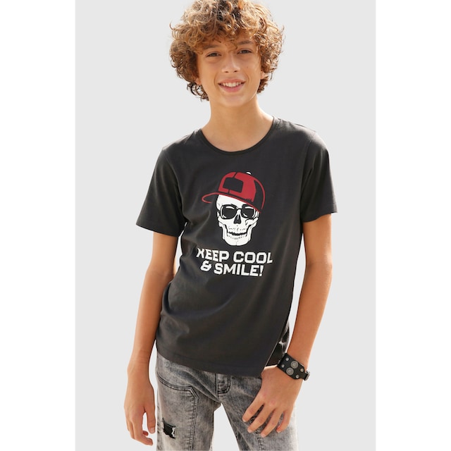 ▷ COOL...«, »KEEP | BAUR KIDSWORLD T-Shirt für Spruch