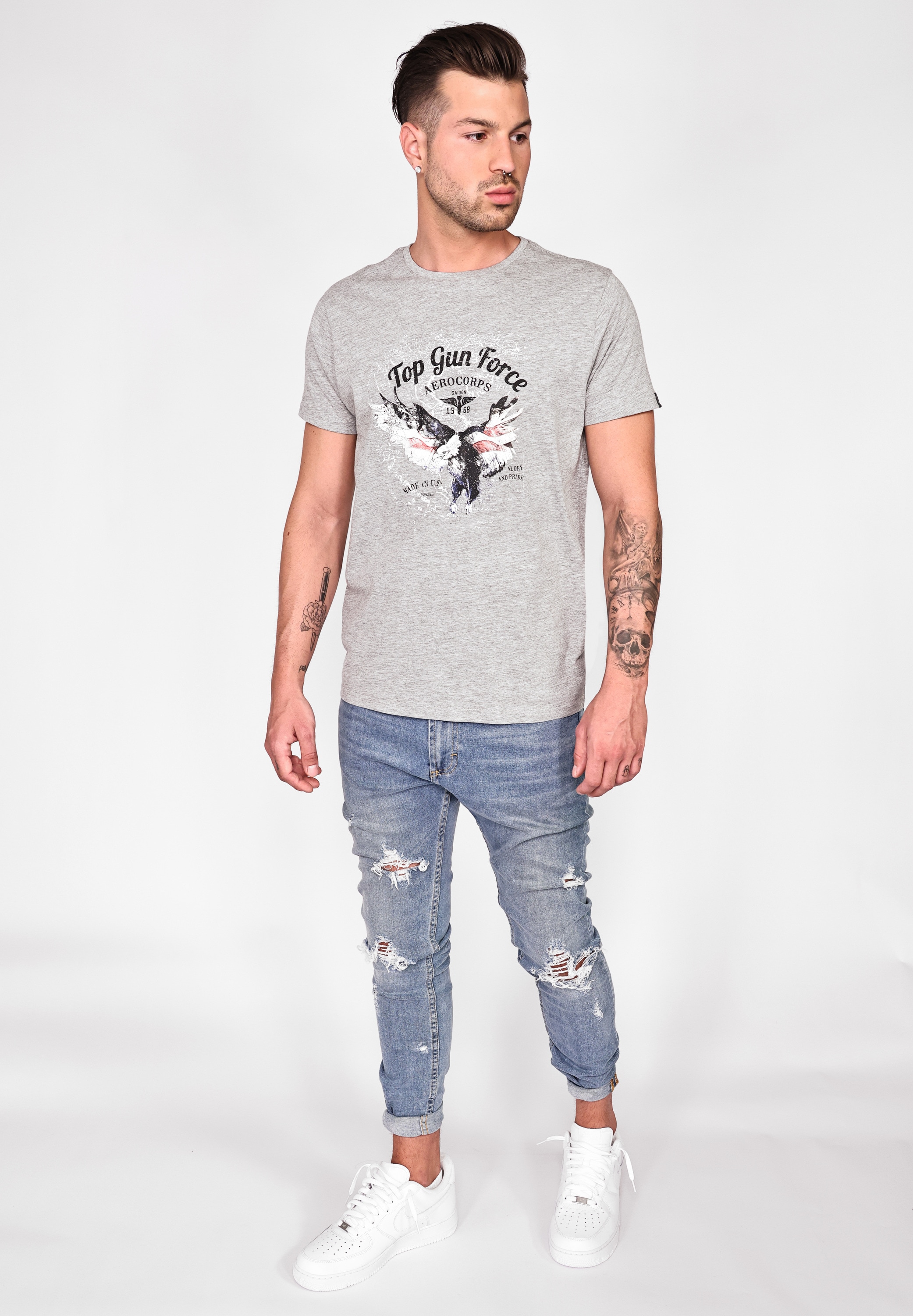 TOP GUN T-Shirt »TG20213024«